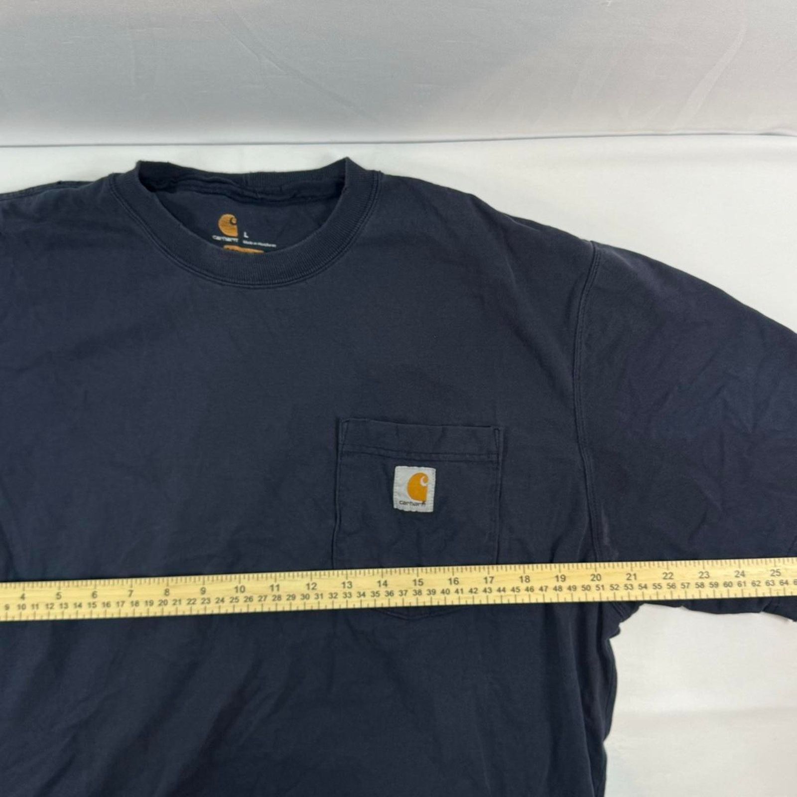 Carhartt Carhartt Navy Blue Pocket Shirt Size Large Size US L / EU 52-54 / 3 - 5 Thumbnail