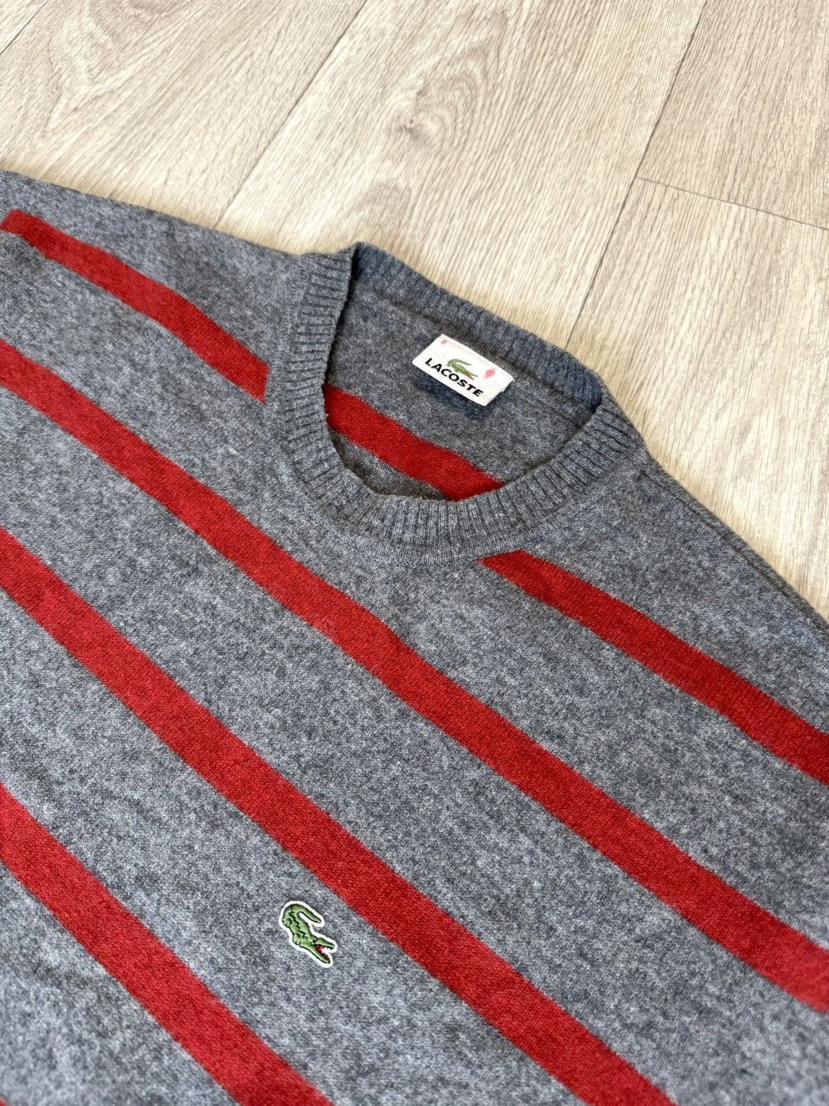 Lacoste 🔷Vintage Lacoste Wool Sweater🔷 Size US XL / EU 56 / 4 - 4 Thumbnail