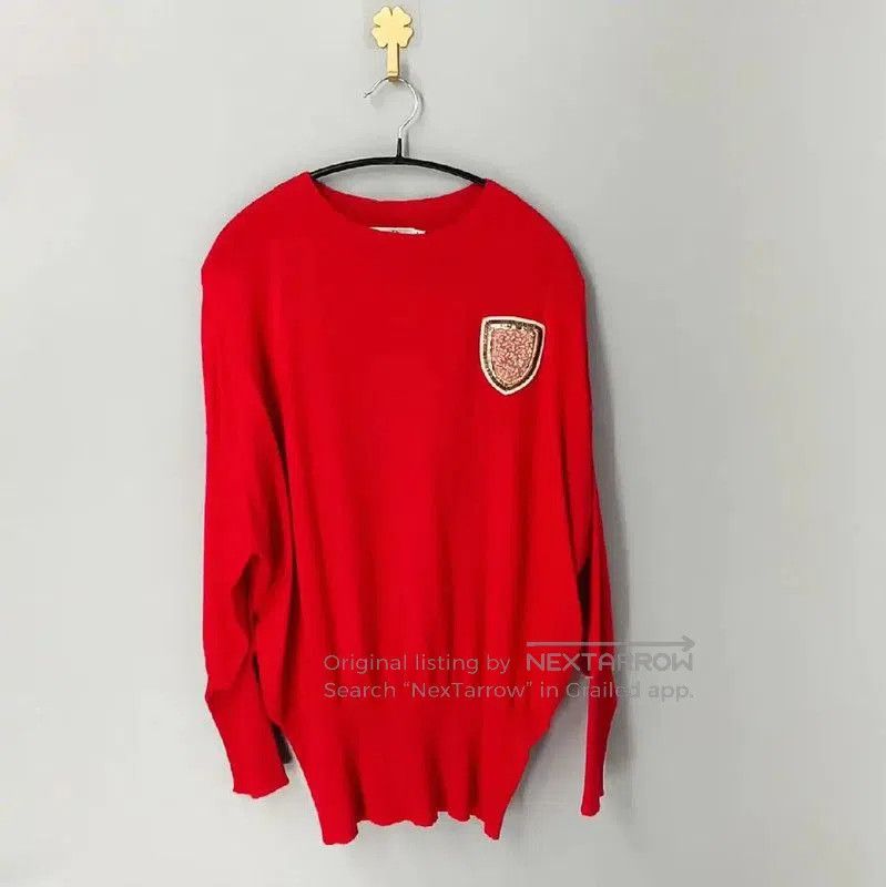 Dior Dior Red Wool Women's Pullover Sweater . Size S / US 4 / IT 40 - 1 Thumbnail