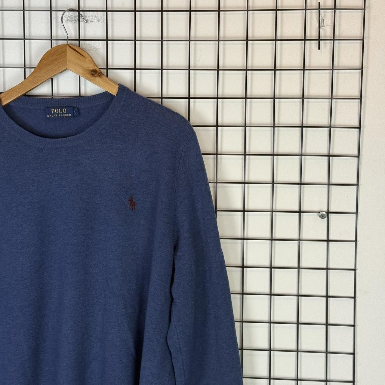 Polo Ralph Lauren Ralph Lauren Wool Jumper Navy Preppy Size US L / EU 52-54 / 3 - 2 Thumbnail