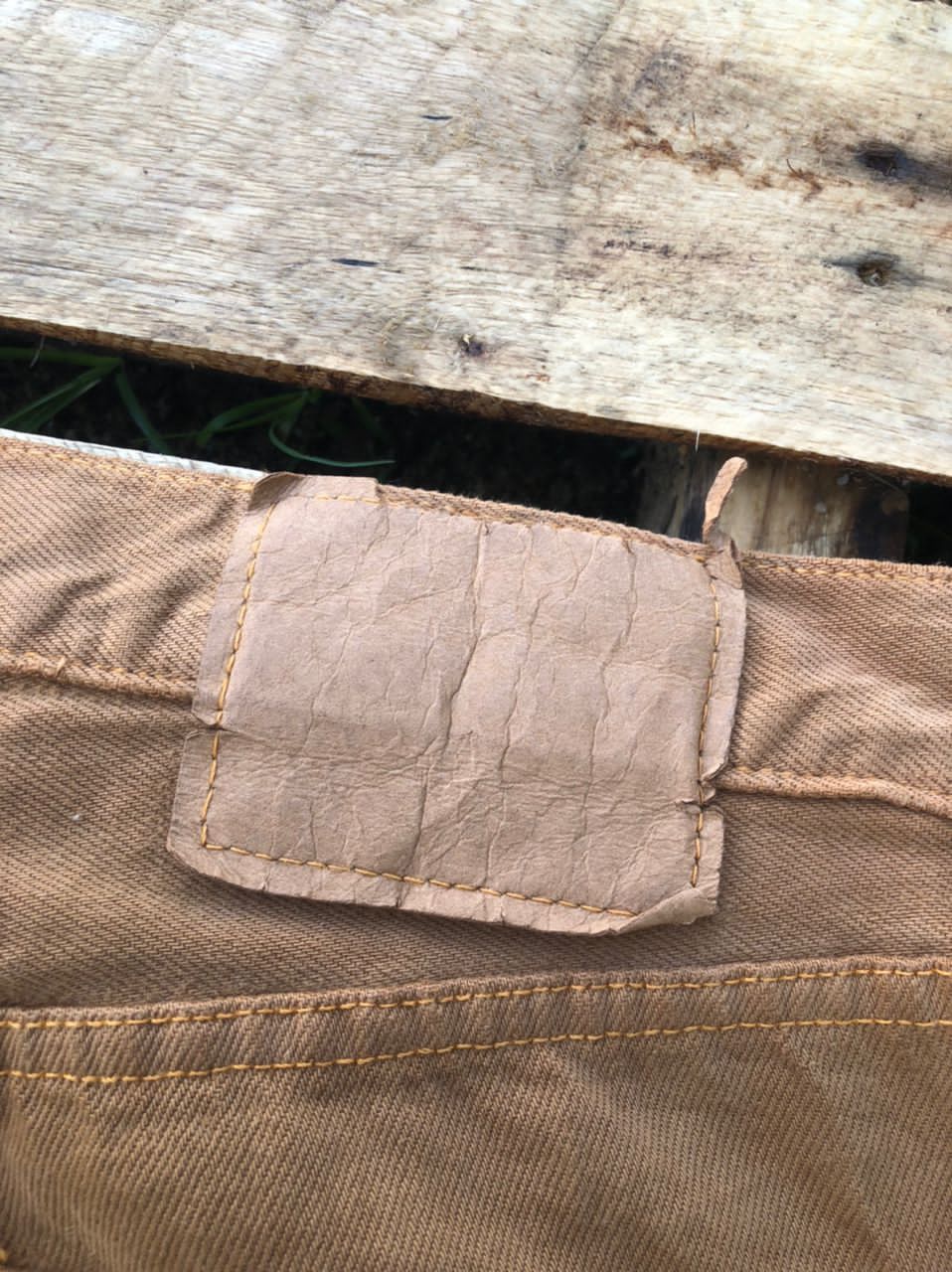 Levi's × Levi's Vintage Clothing × Vintage Vintage 90s Levi's 501 Khaki Jeans Made In Usa Size US 30 / EU 46 - 3 Thumbnail
