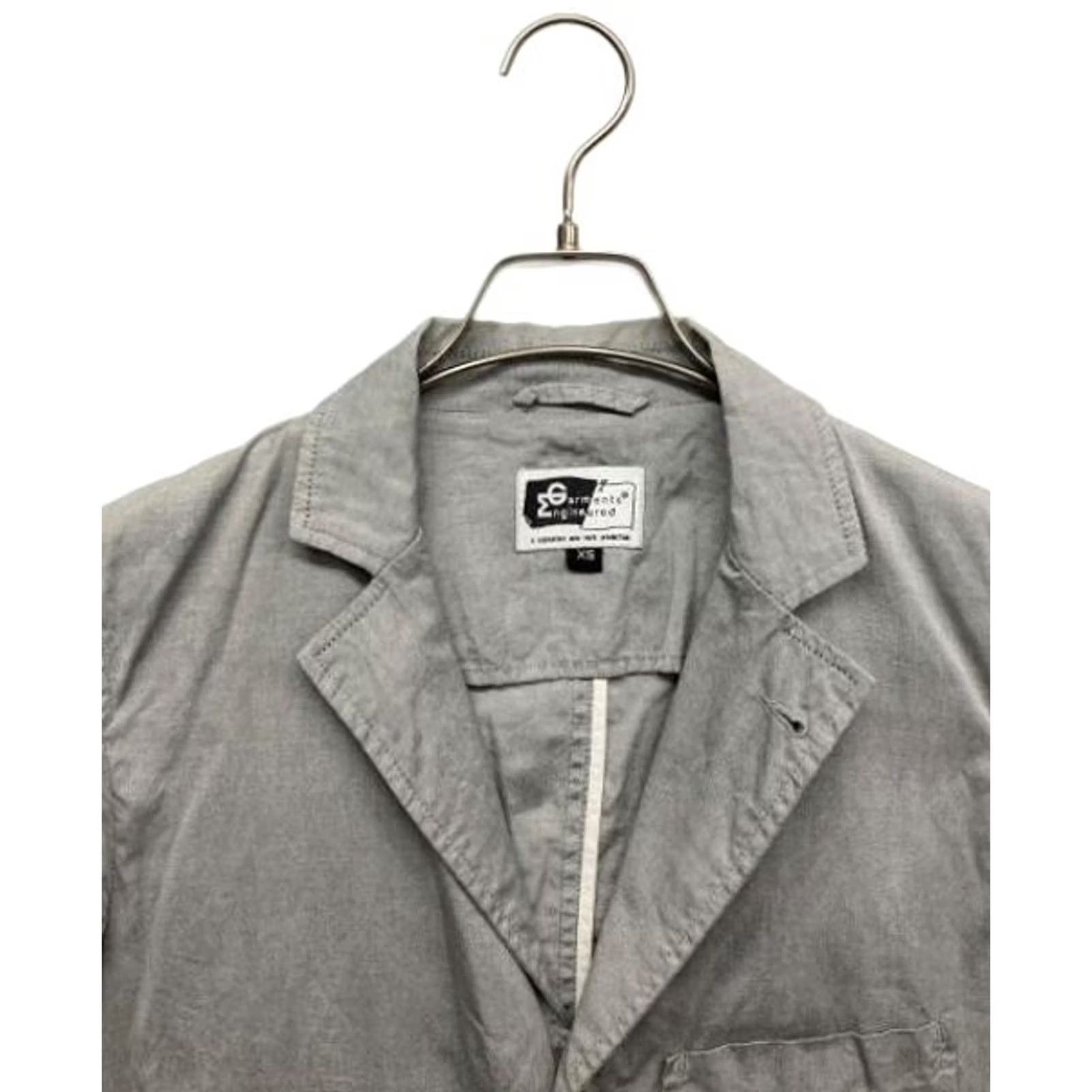 Engineered Garments ENGINEERED GARMENTS BAKER JACKET TAILORED BLAZER GRAY COTTON SIZE XS USED MEN Size 34R - 3 Thumbnail