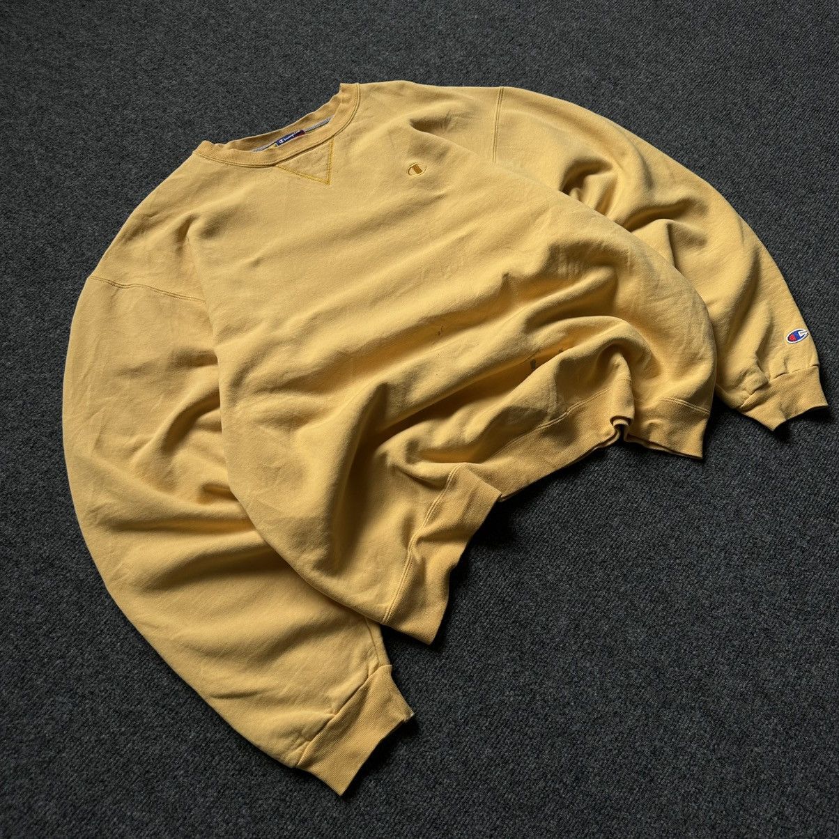 Champion VTG Champion Sweatshirt Small Logo Size XL Trashed 00s UsA Size US XL / EU 56 / 4 - 1 Thumbnail
