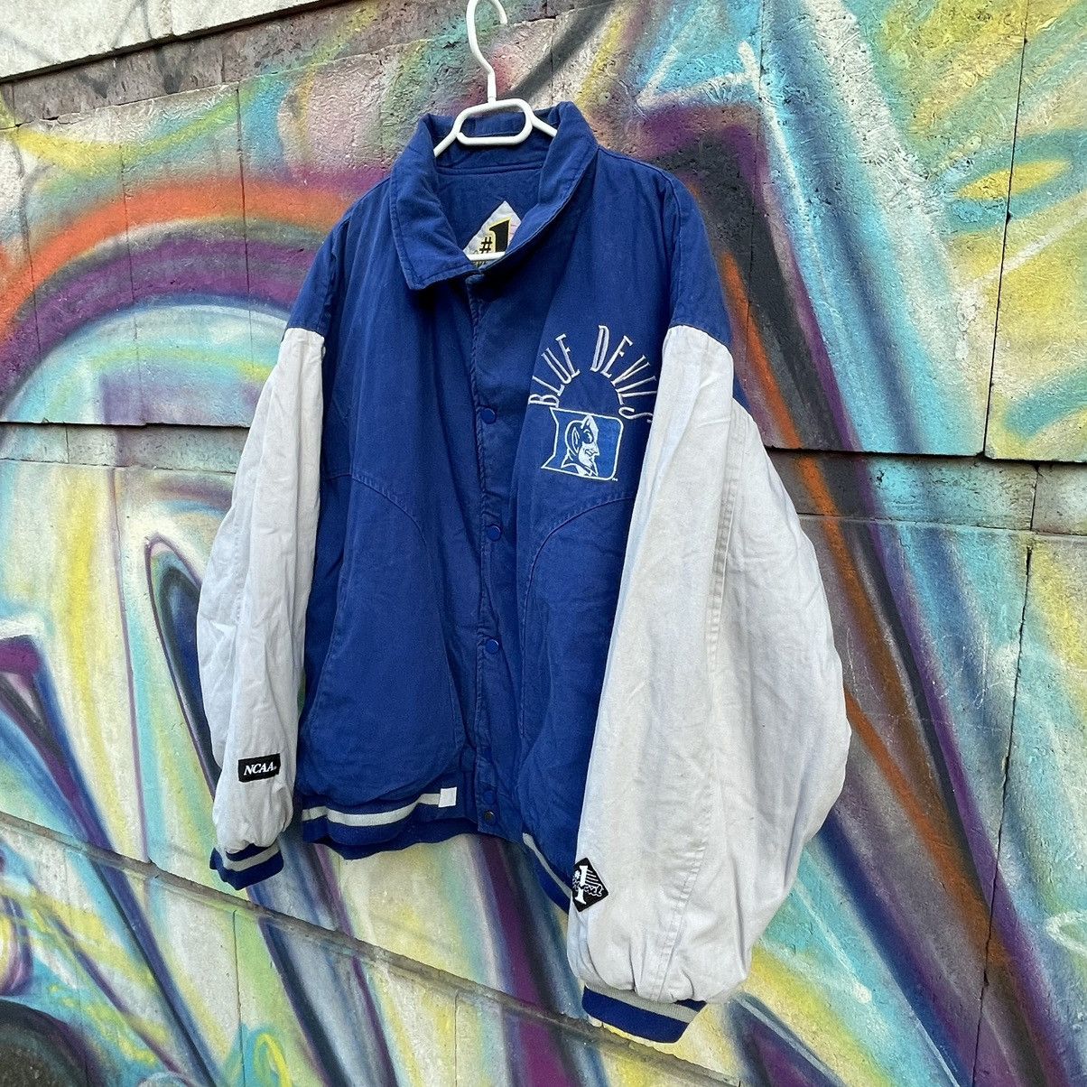 Japanese Brand × Vintage Vintage 90’s Blue Devils University Bomber Size US XL / EU 56 / 4 - 3 Thumbnail