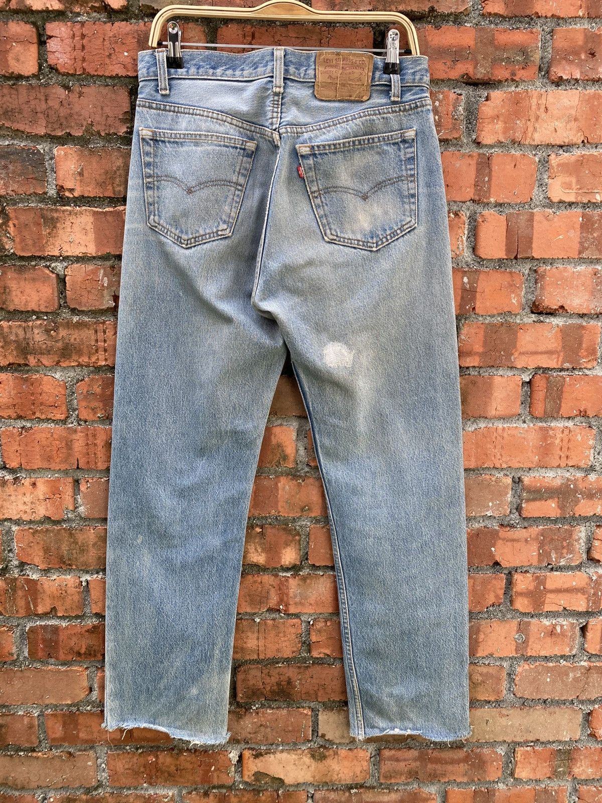 Levi's × Levi's Vintage Clothing × Vintage W32x30 vintage levi's 501 made in USA cut off Size US 32 / EU 48 - 2 Thumbnail