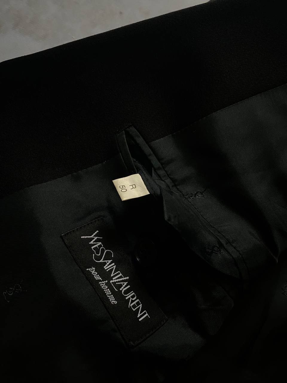 Yves Saint Laurent Vintage Yves Saint Laurent YSL Luxury Pure New Wool Blazer Size 50R - 7 Thumbnail