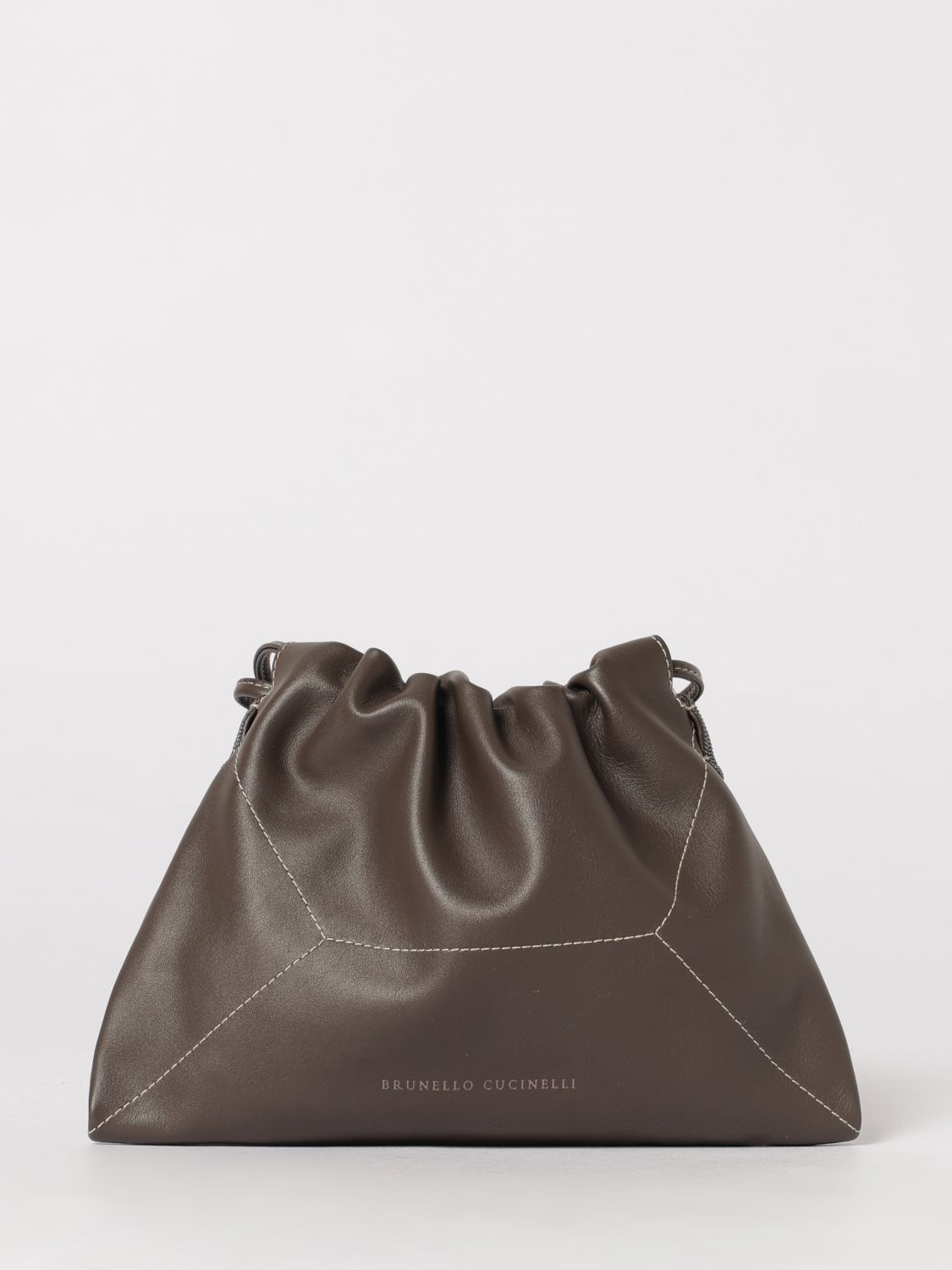 Brunello Cucinelli Brunello Cucinelli Crossbody Bag Woman Brown Size ONE SIZE - 1 Thumbnail