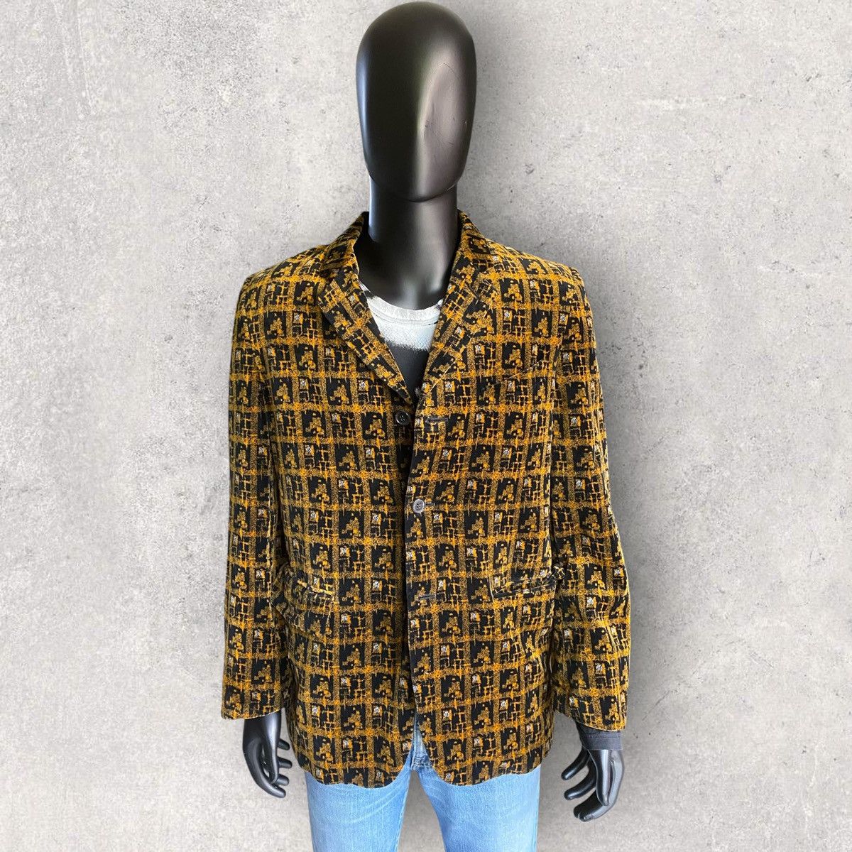 Comme des Garcons Homme Plus Vintage AW01 Runway Blazer Jacket Size US M / EU 48-50 / 2 - 1 Thumbnail