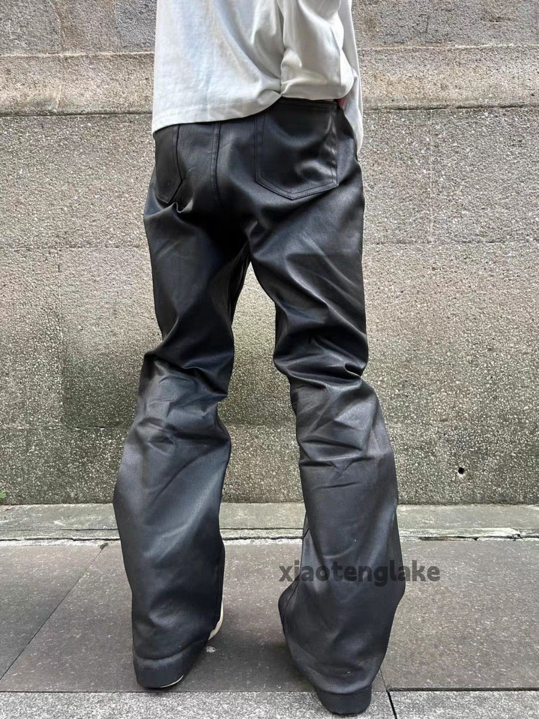 Jean ltx vintage wax coated punk grunge bootcut hiphop jeans Size US 30 / EU 46 - 1 Thumbnail