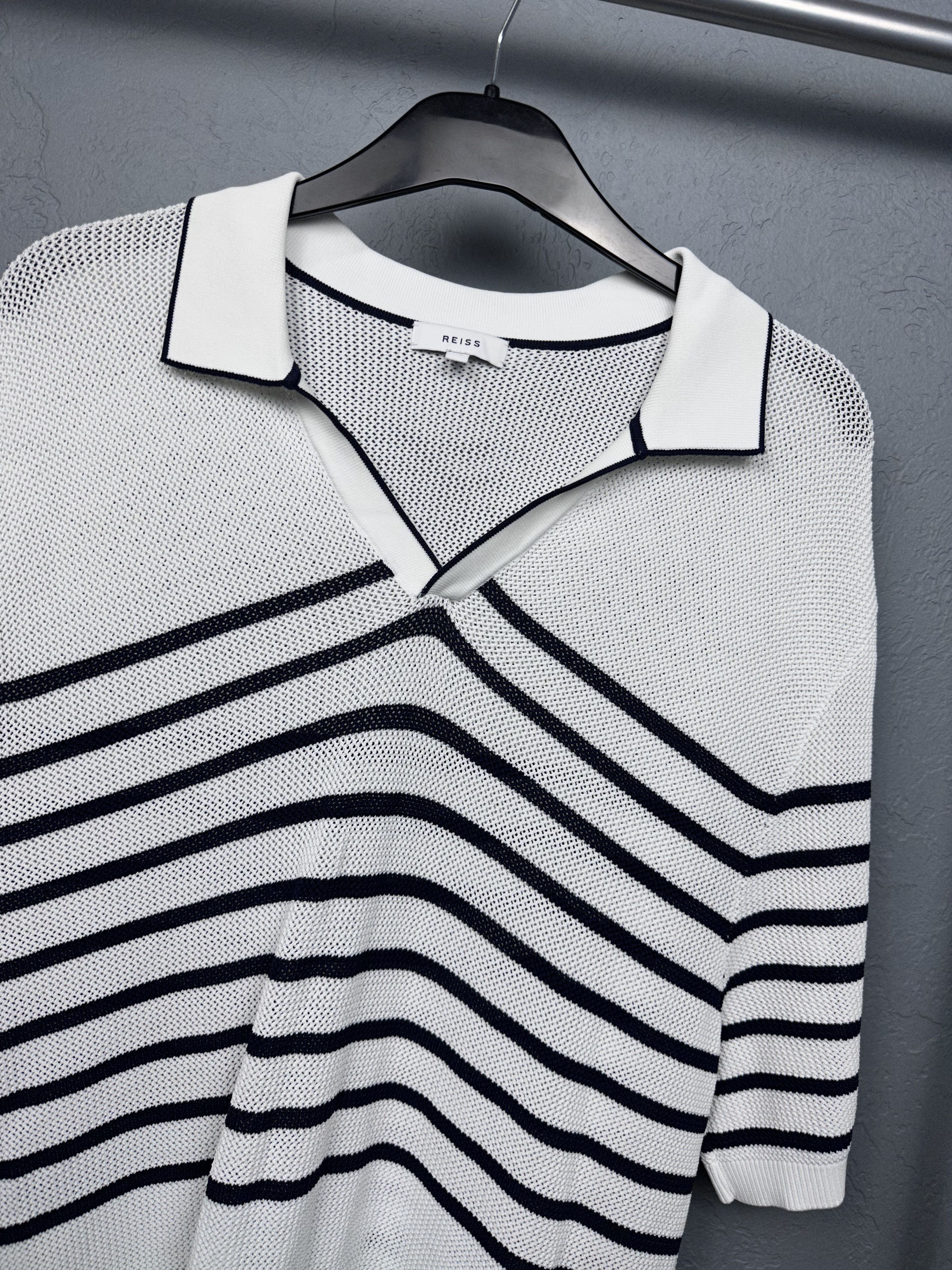 Reiss × Vintage Reiss Mens Polo Shirt Size US XL / EU 56 / 4 - 2 Thumbnail