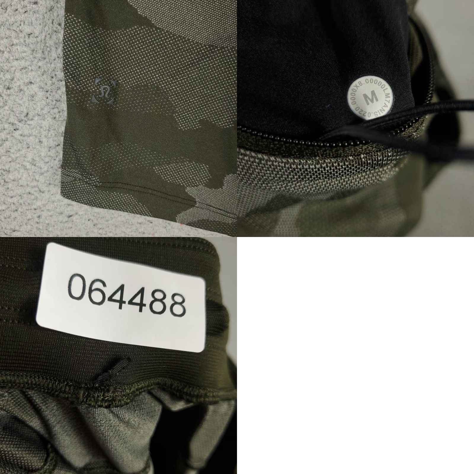 Lululemon Lululemon Shorts Mens M Green Camouflage Tie Elastic Waist Pockets Stretch Athletic Pattern Camouflage Logo 90s? (Note: Wait) Size US 31 - 8 Thumbnail