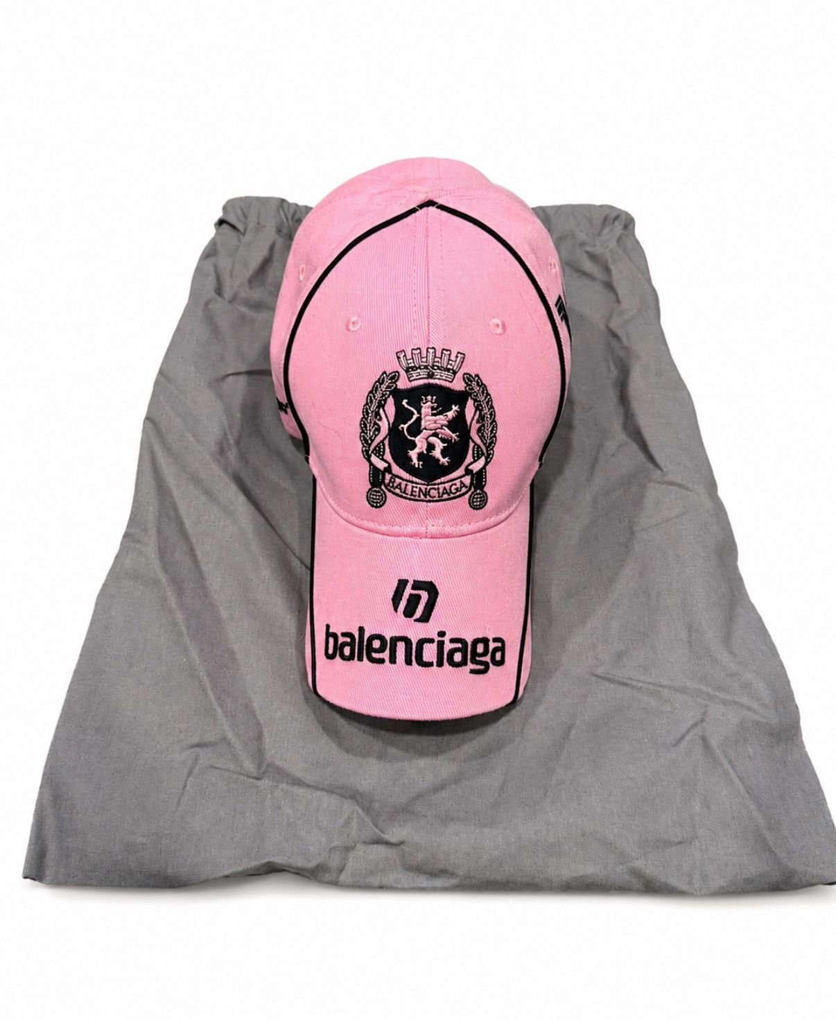 Balenciaga Balenciaga Paris Soccer Cap in Cotton Drill (Size L