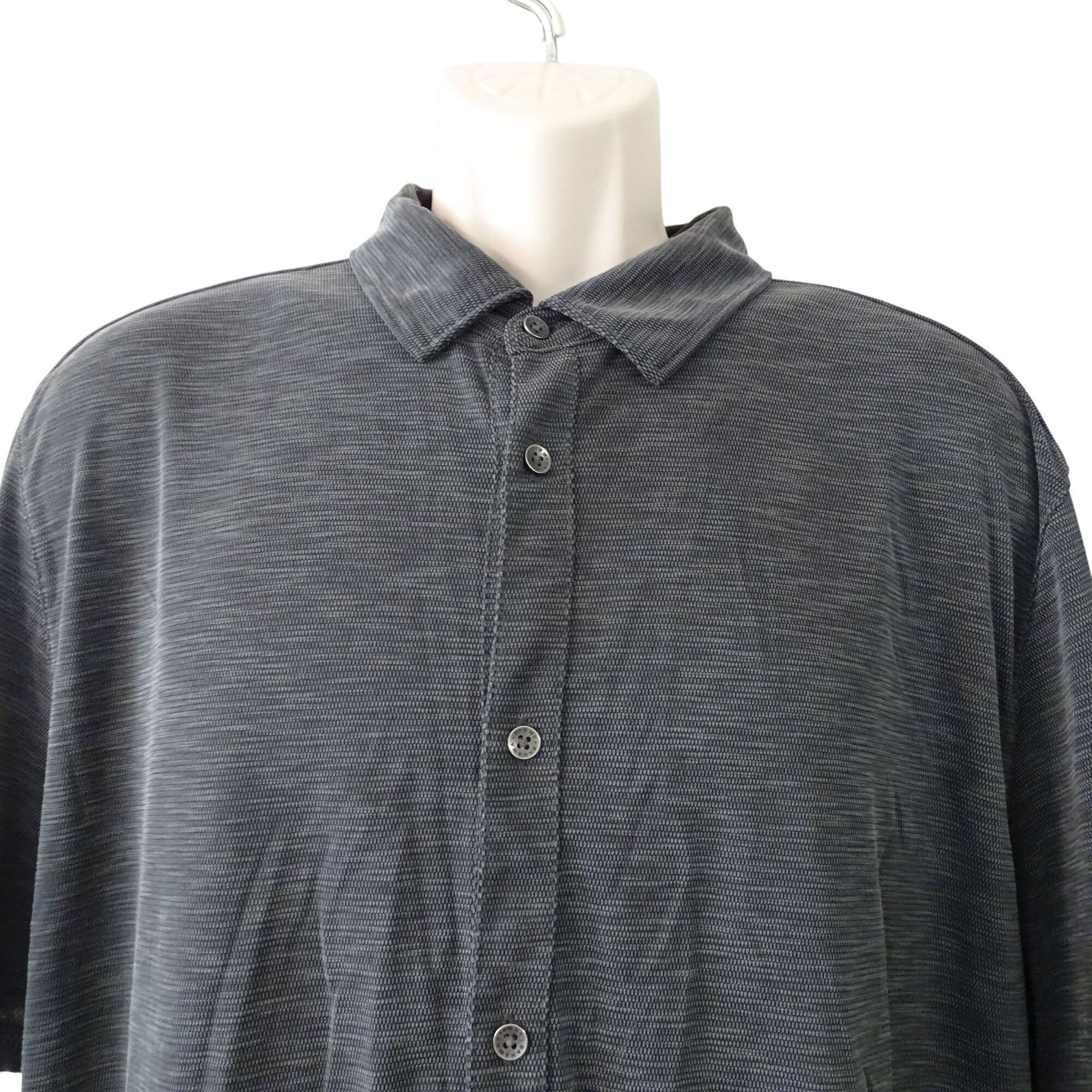 Tommy Bahama Tommy Bahama Men Gray Button Up Shirt Size XL Collared Size US XL / EU 56 / 4 - 2 Thumbnail