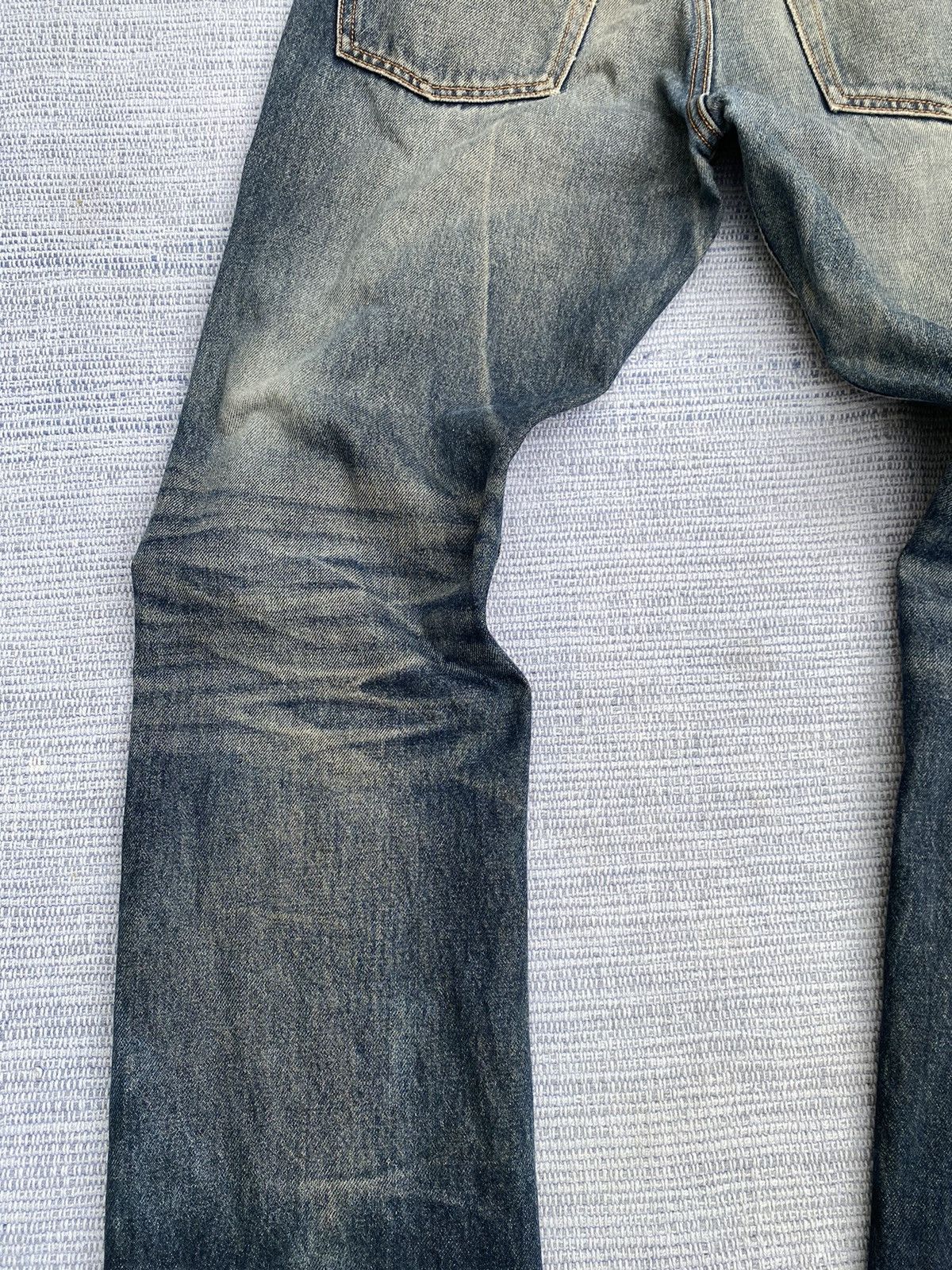 Japanese Brand GU jeans worned denim Size US 31 - 9 Thumbnail