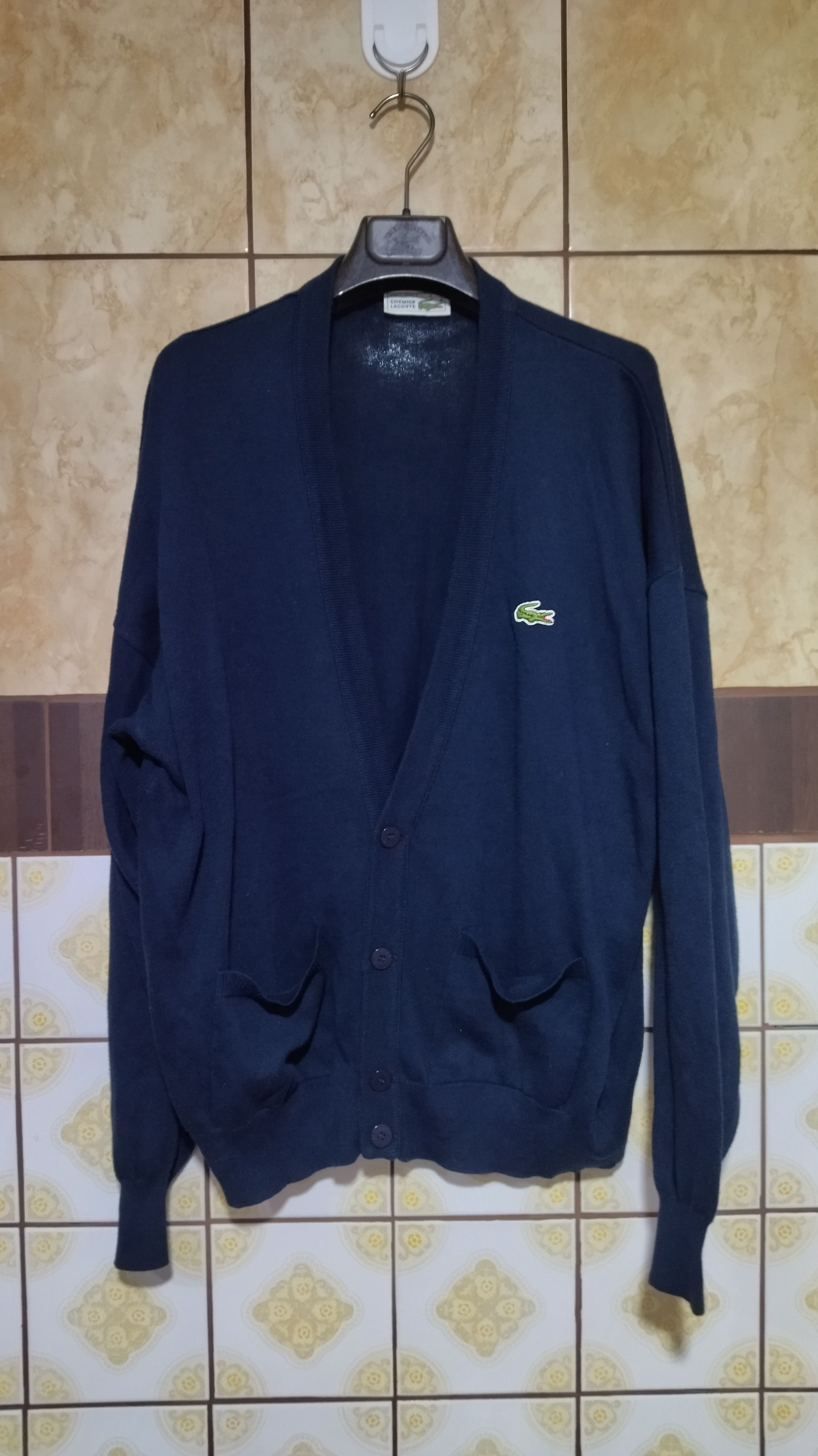 Lacoste Vintage Lacoste Cardigan Size US L / EU 52-54 / 3 - 1 Thumbnail