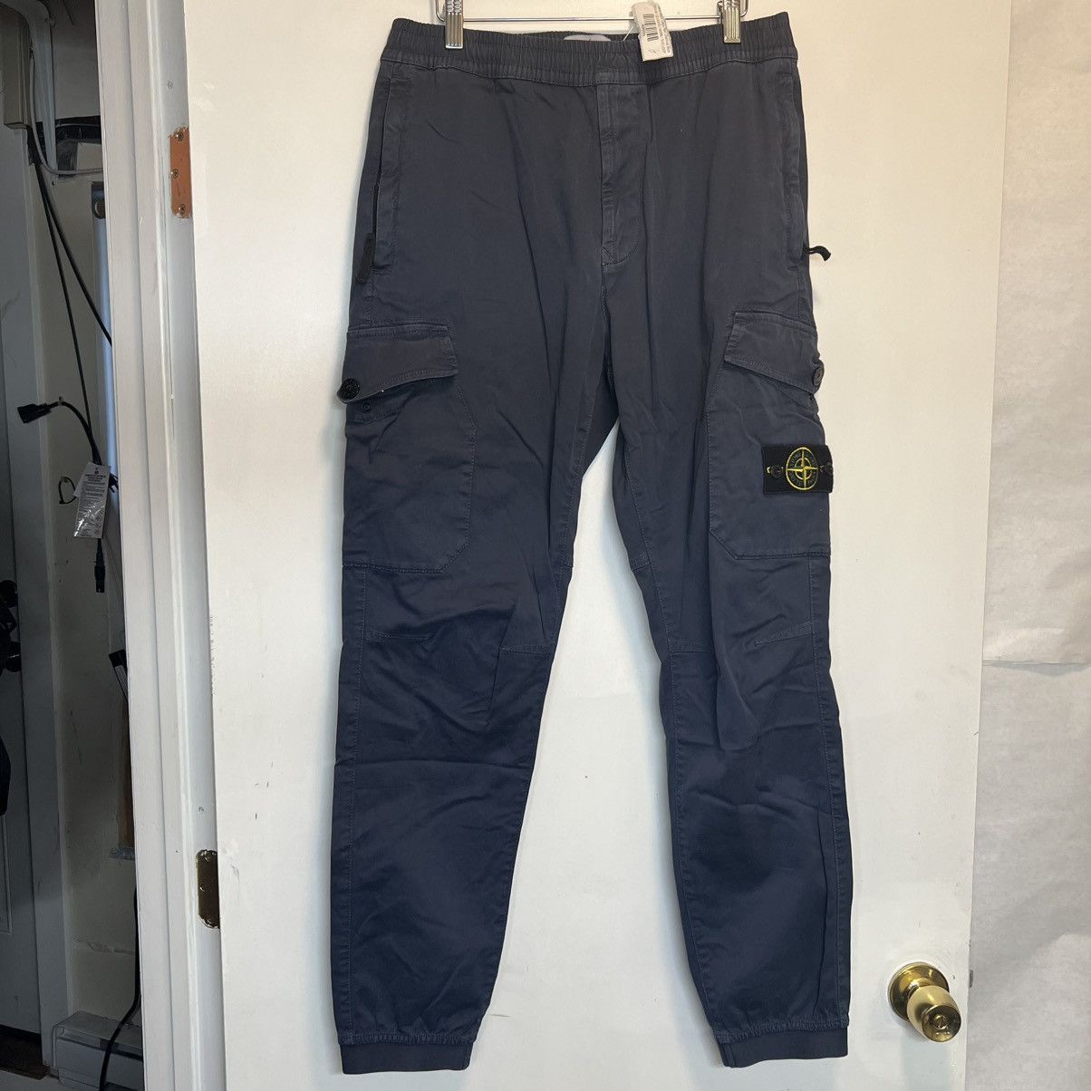 Stone Island Stone Island Cargo Pants Charcoal Blue Size US 32 / EU 48 - 1 Thumbnail