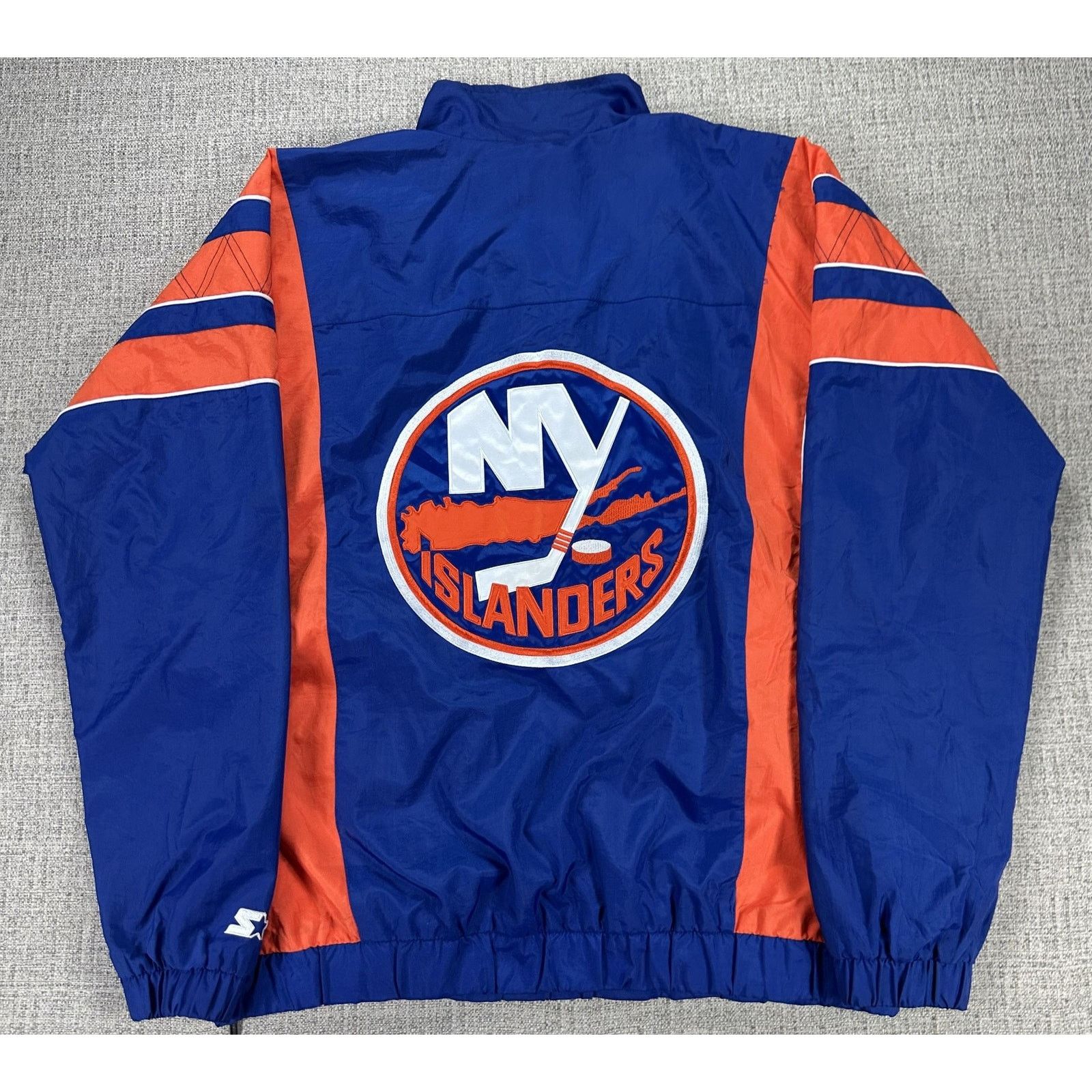Starter New York Islanders Jacket Sz XL 1/2 Zip Starter Pullover Size US XL / EU 56 / 4 - 14 Thumbnail