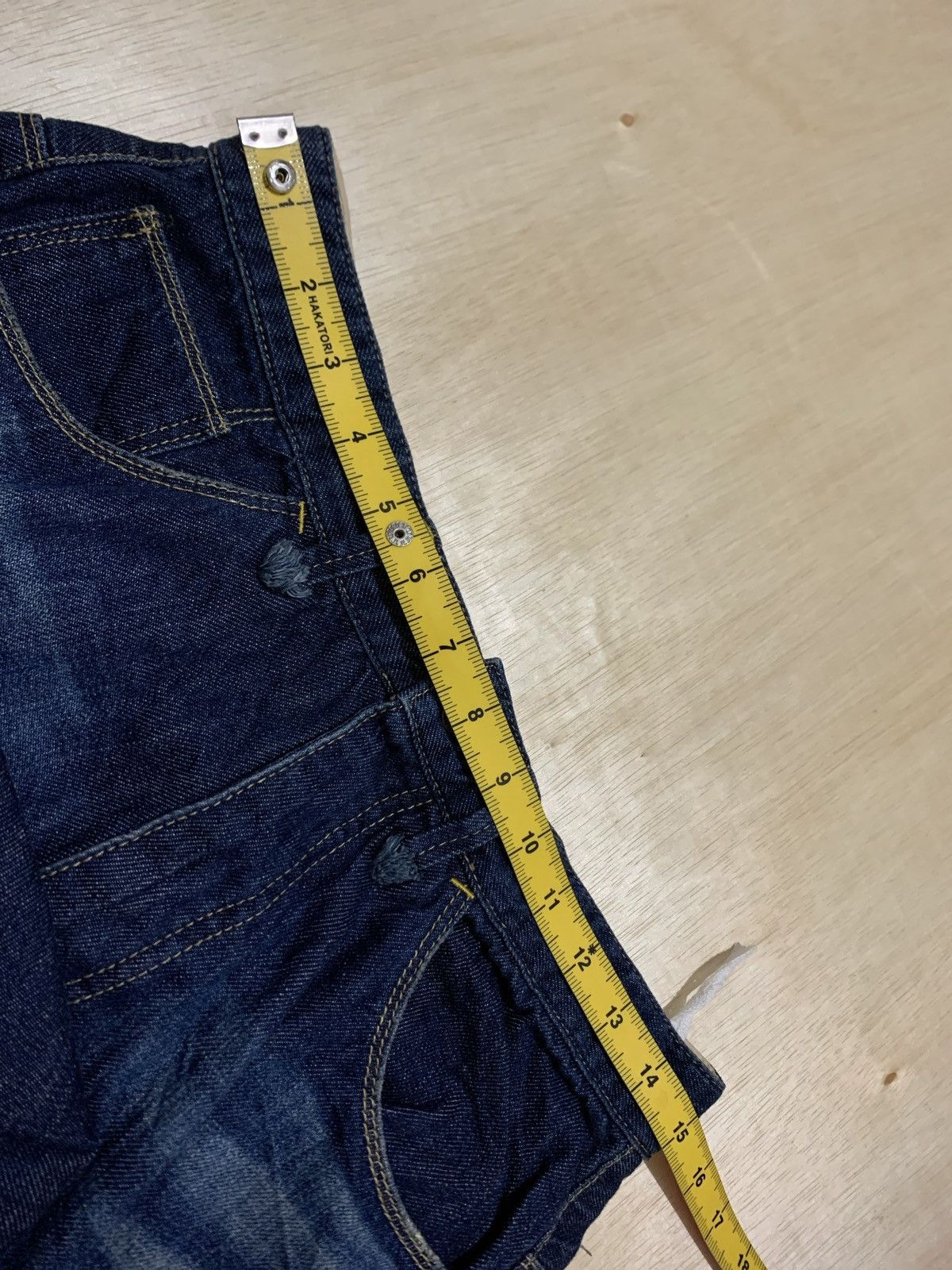 14th Addiction × If Six Was Nine × Japanese Brand Vintage Distressed Balcony and Bed Denim Jeans Size US 30 / EU 46 - 12 Thumbnail