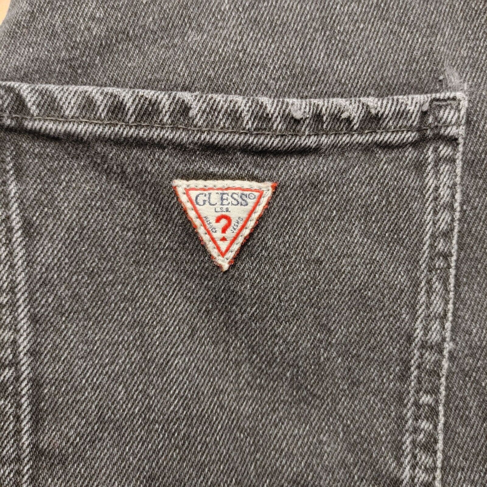 Guess Guess Los Angeles 90s Skinny Women's Black Cropped Ankle Cut Size 26" / US 2 / IT 38 - 4 Thumbnail