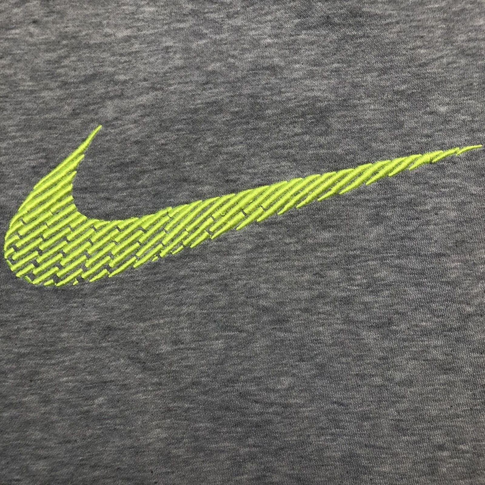 Nike × Vintage Nike Sportswear Sweatshirt Big Center Swoosh Fleece Pullover Size US L / EU 52-54 / 3 - 2 Thumbnail