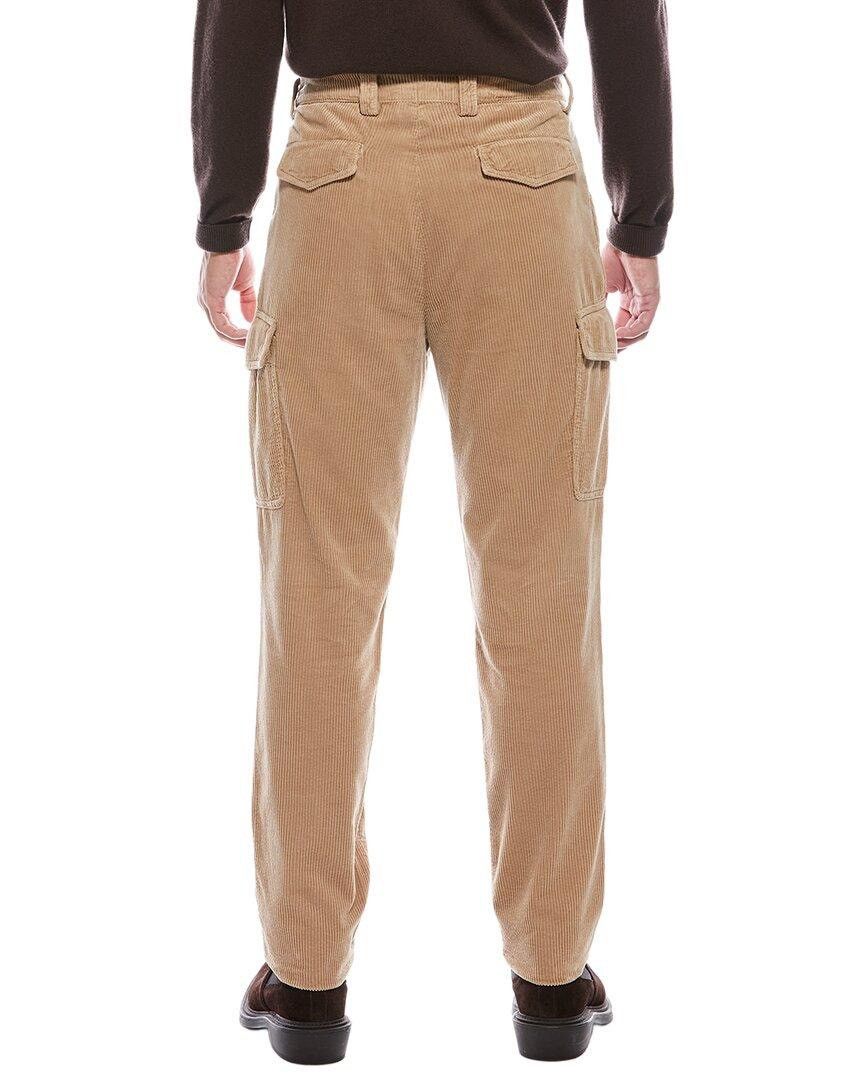 Brunello Cucinelli Brunello Cucinelli Corduroy Leisure Fit Cargo Pants Size US 32 / EU 48 - 4 Thumbnail