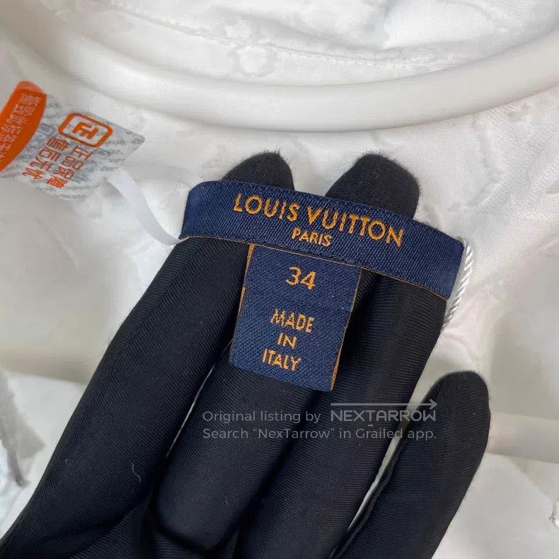Louis Vuitton Louis Vuitton Embossed print sleeveless shirt Size XXS / US 00 / IT 34 - 6 Thumbnail