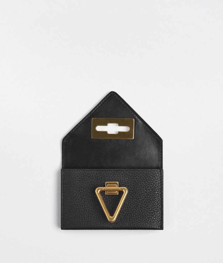 Bottega Veneta o1n1vont0125 Size: OS / Business Card Holder in Black Size ONE SIZE - 2 Thumbnail
