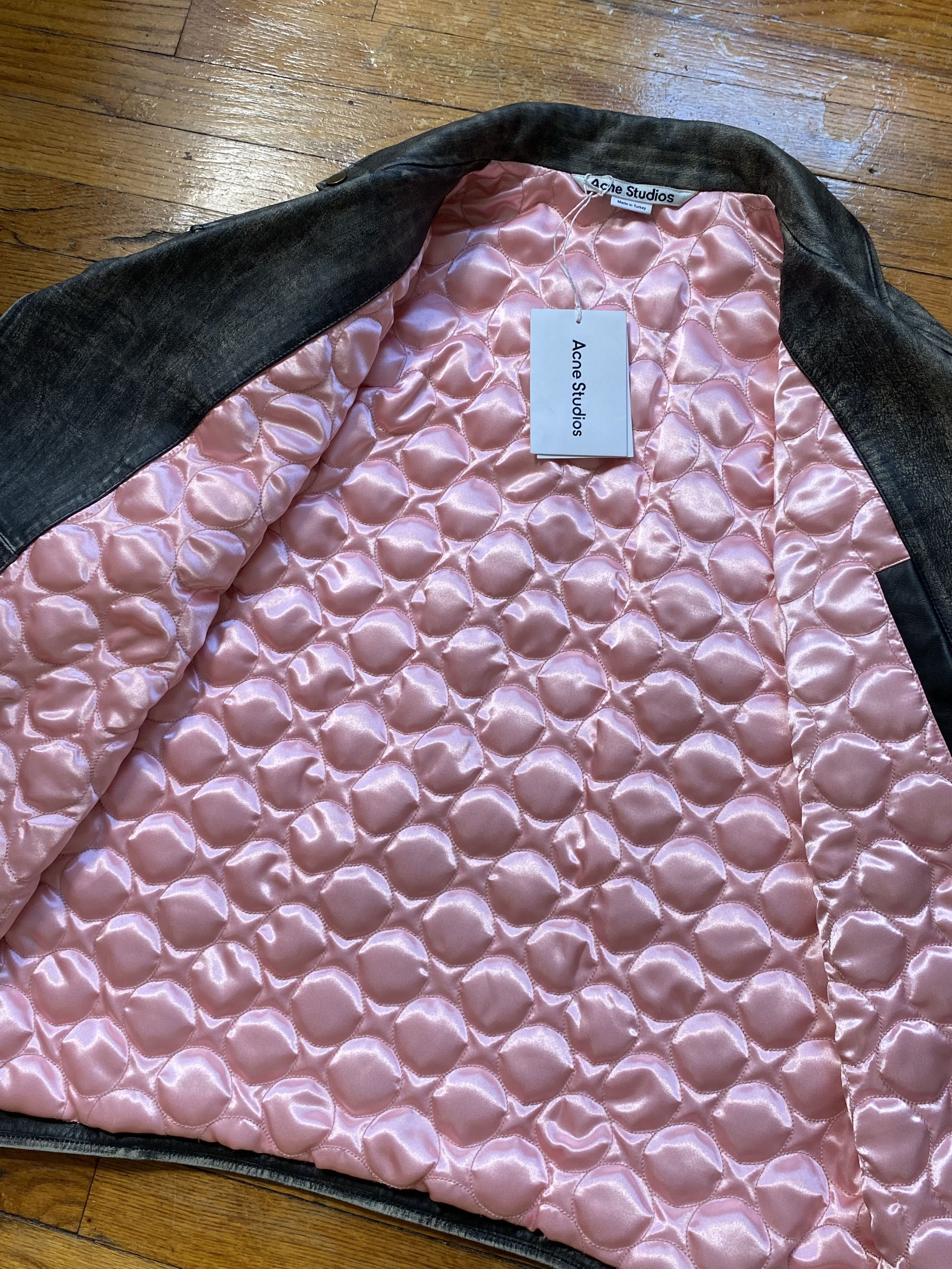 Acne Studios Acne Studios Motorcycle Leather Jacket Size 46 Size US S / EU 44-46 / 1 - 10 Thumbnail