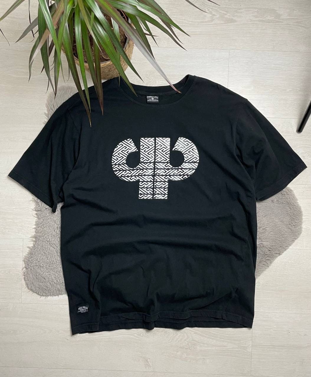 Pelle Pelle × Rap Tees Pelle Pelle Rap Shirt Oversized Center Logo Y2K Affliction Size US XXL / EU 58 / 5 - 1 Thumbnail