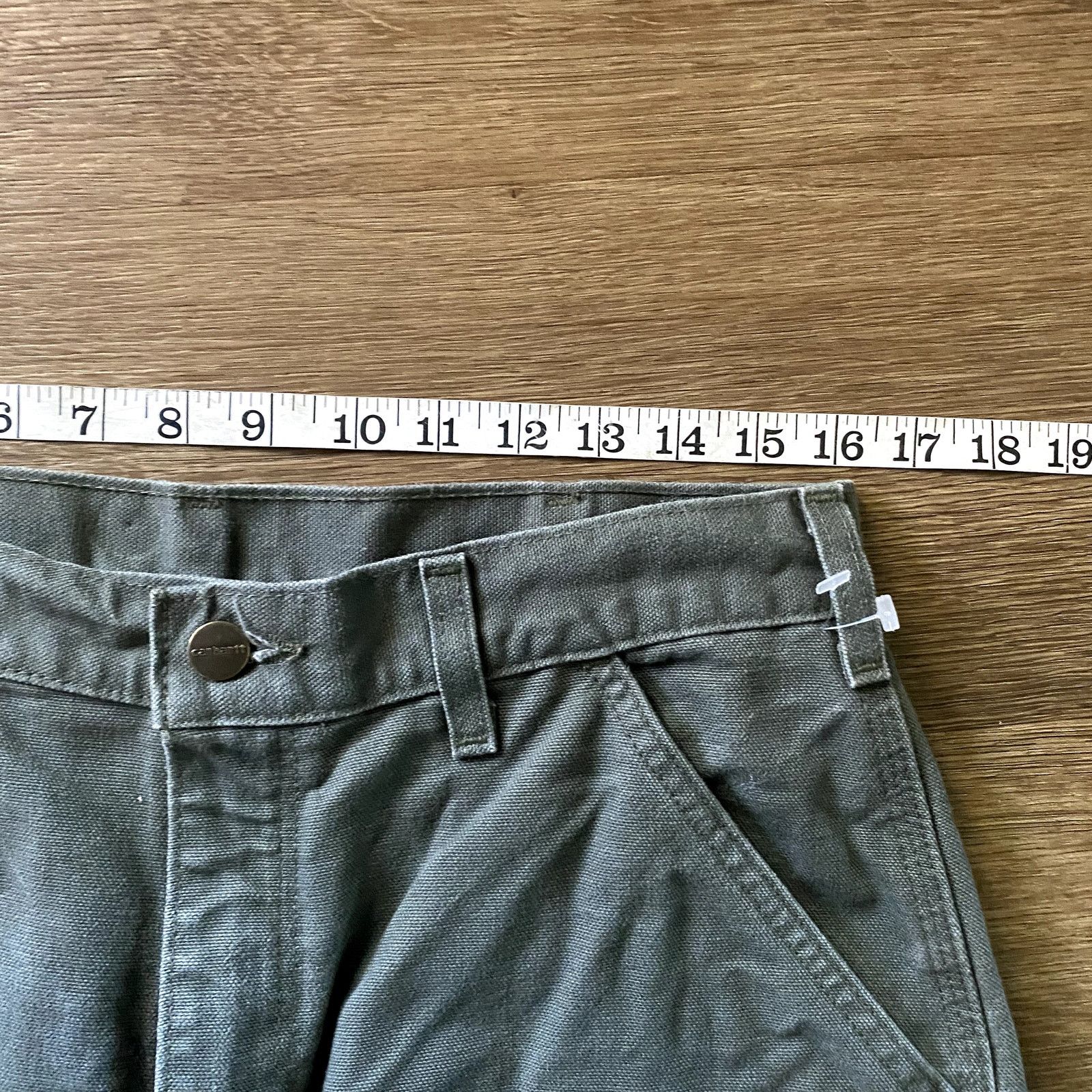 Carhartt Really Good Green Canvas Carhartt Carpenter Pants Size US 32 / EU 48 - 3 Thumbnail