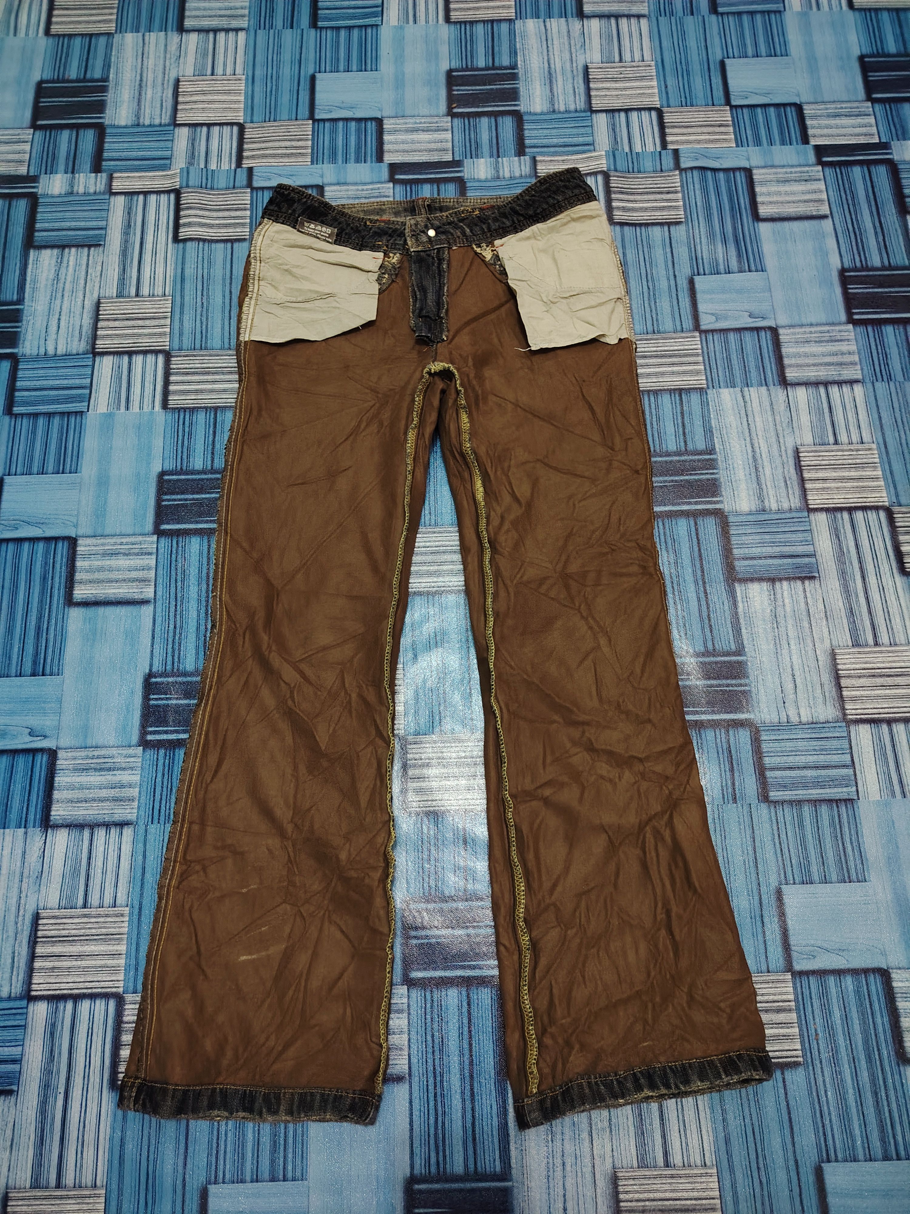 If Six Was Nine Japan I2N Bootcut Jeans Distressed Double Layer Flared Jeans Size US 30 / EU 46 - 17 Thumbnail