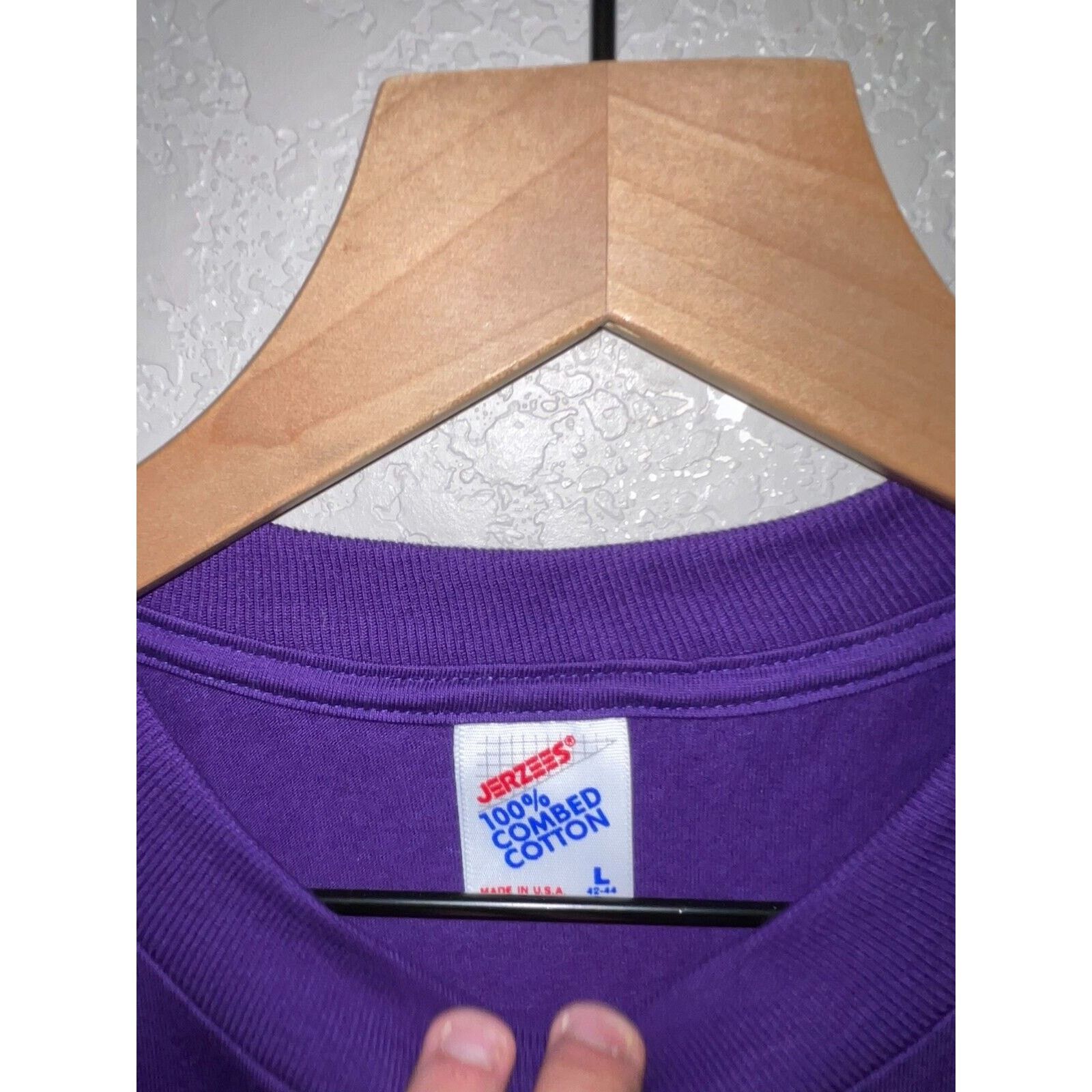 Jerzees Vintage Grand Canyon Shirt Arizona Purple Gold Tee VTG Large Size US L / EU 52-54 / 3 - 8 Thumbnail