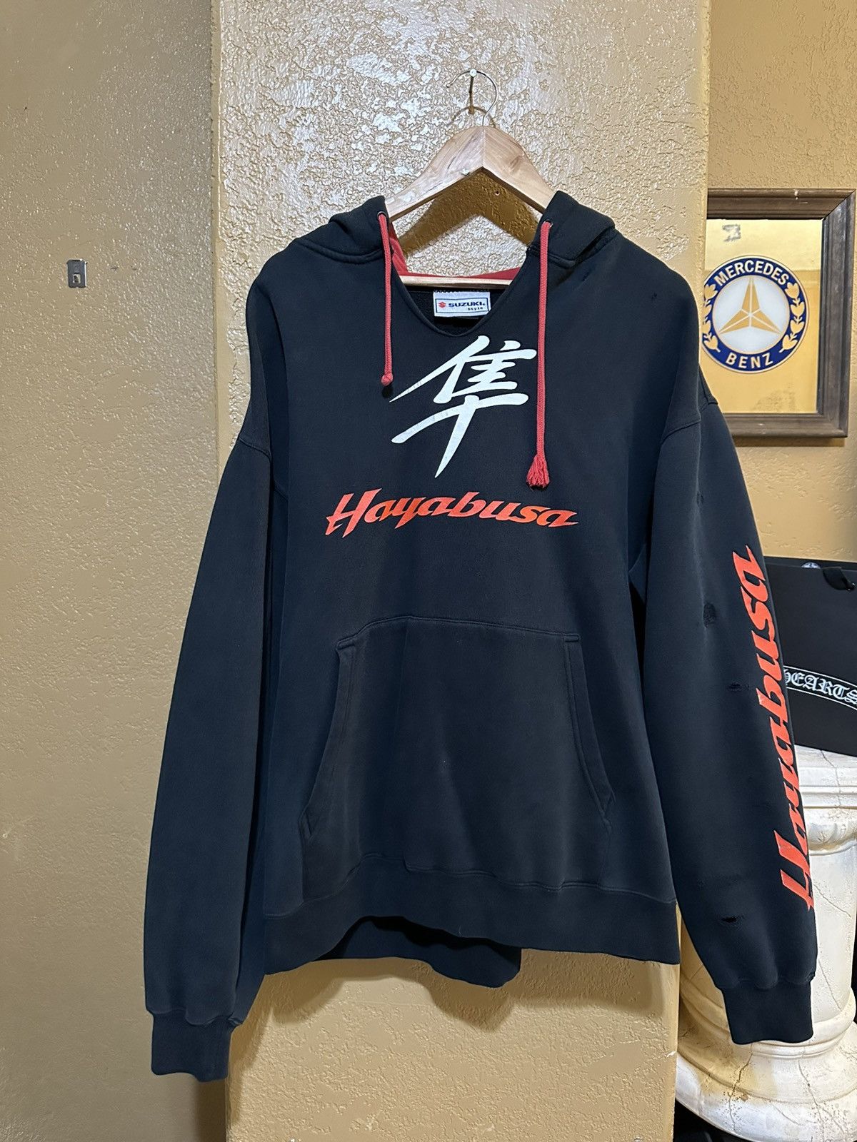 4GSELLER × Vintage Distressed Vintage Suzuki Hayabusa Motorcycle Hoodie Large Size US L / EU 52-54 / 3 - 1 Thumbnail
