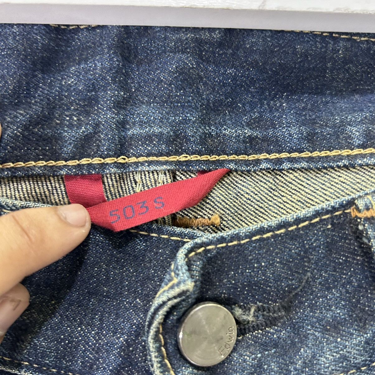 Edwin Vintage Edwin 503 SD Flare Japanese Bootcut Jeans Size 36" / US 14 / IT 50 - 6 Thumbnail