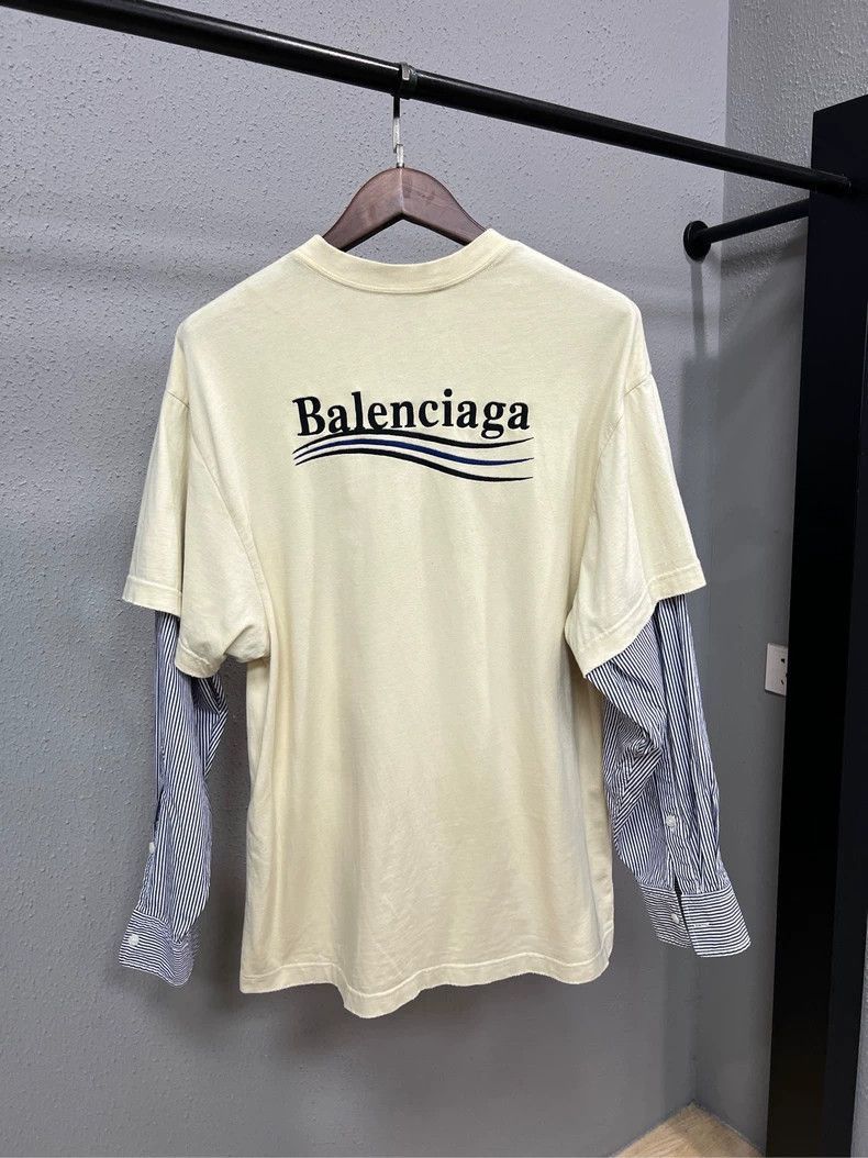 Balenciaga Balenciaga Beige Long Sleeve Two Size US S / EU 44-46 / 1 - 2 Thumbnail