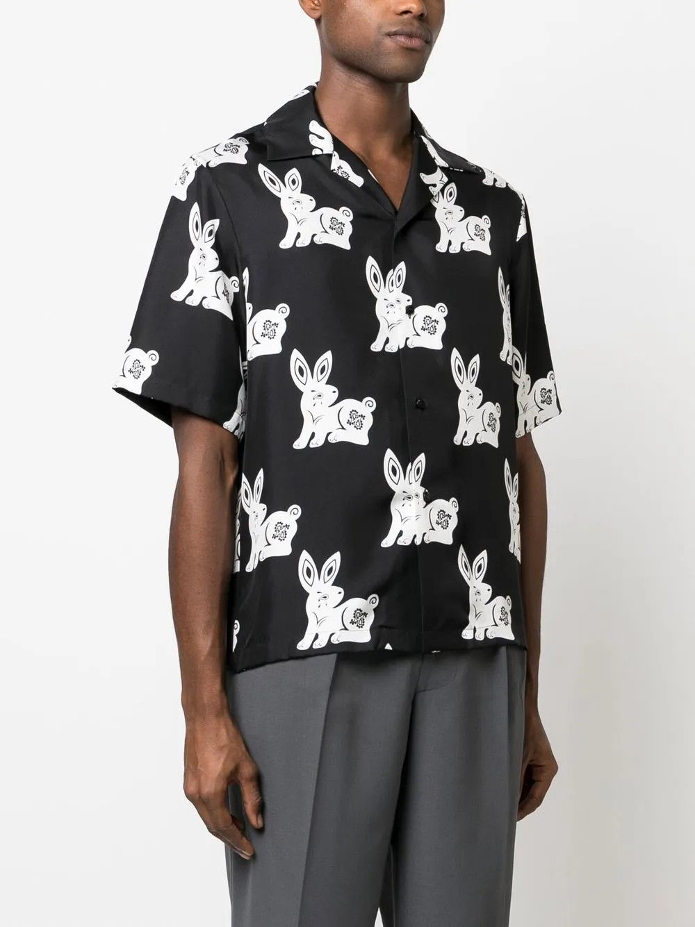 Amiri o1y0525 Patterned Shirt in White/Black Size US S / EU 44-46 / 1 - 3 Thumbnail