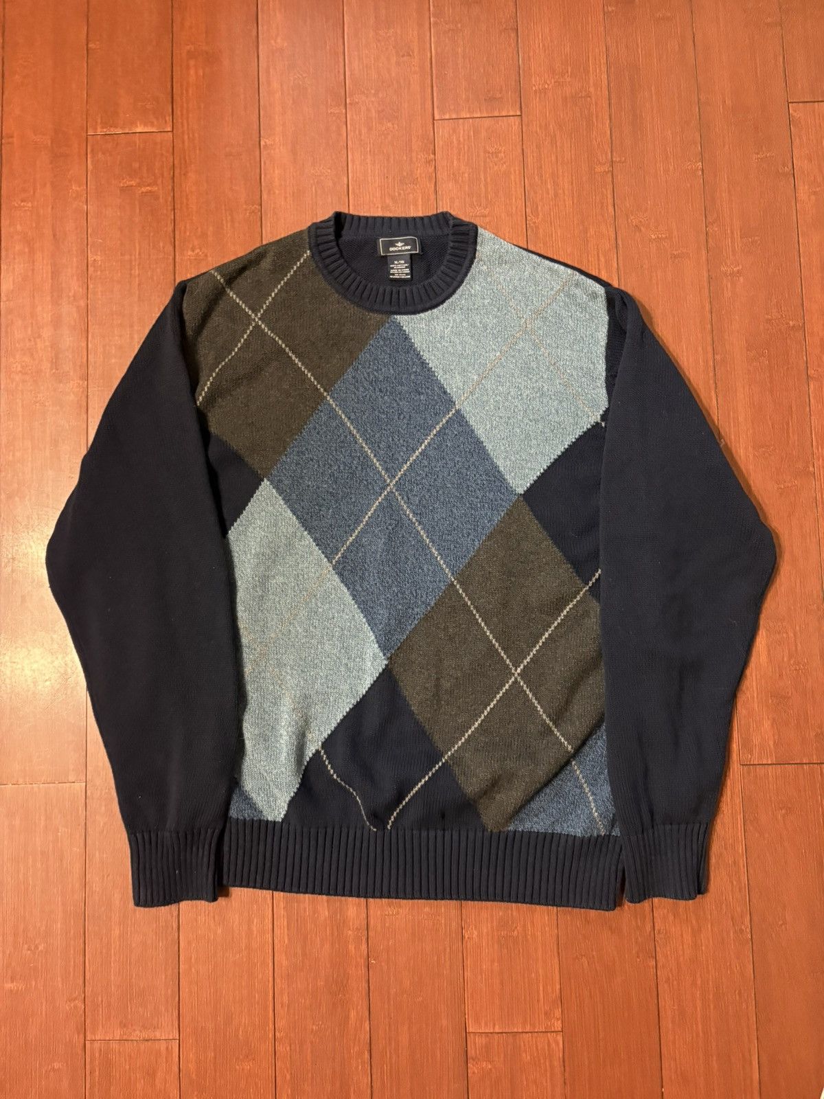 Dockers Dockers Argyle Sweater Size US XL / EU 56 / 4 - 1 Thumbnail