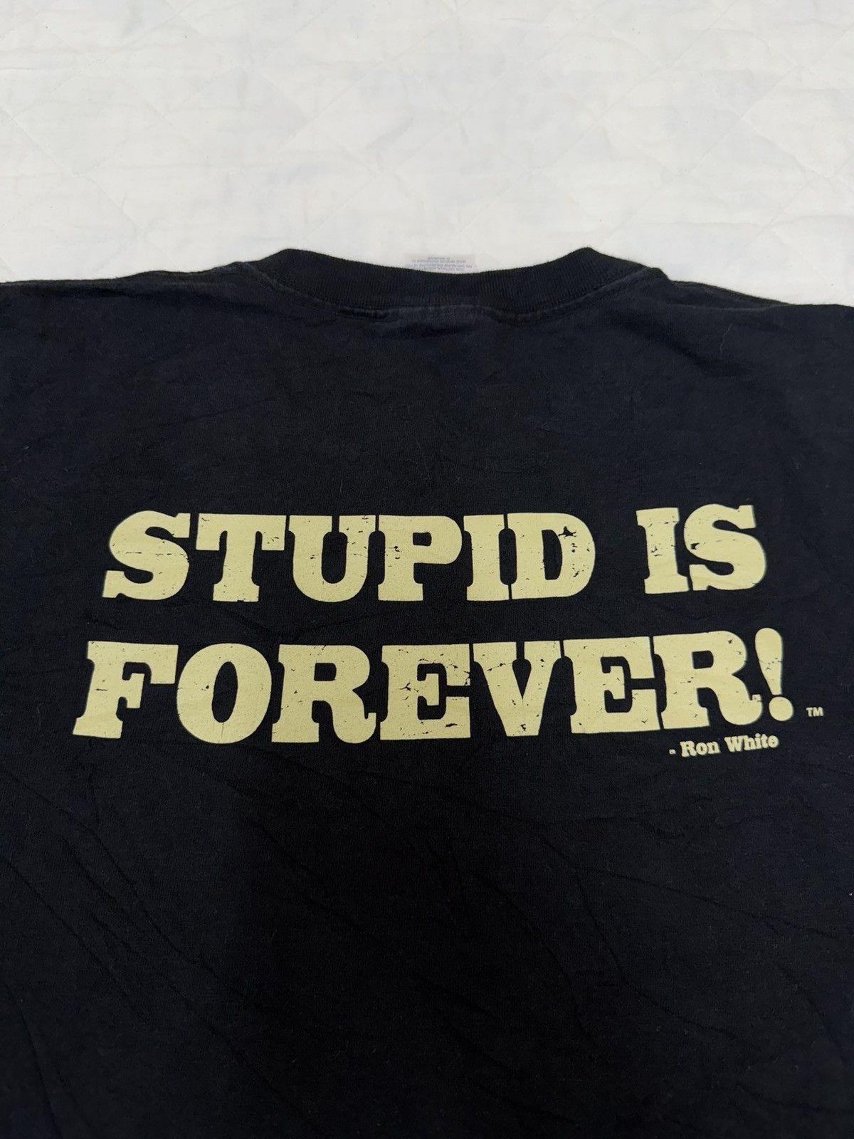 Jerzees Vintage Y2k Ron White "You Can't Fix Stupid" Graphic Tee Size US XXL / EU 58 / 5 - 5 Thumbnail