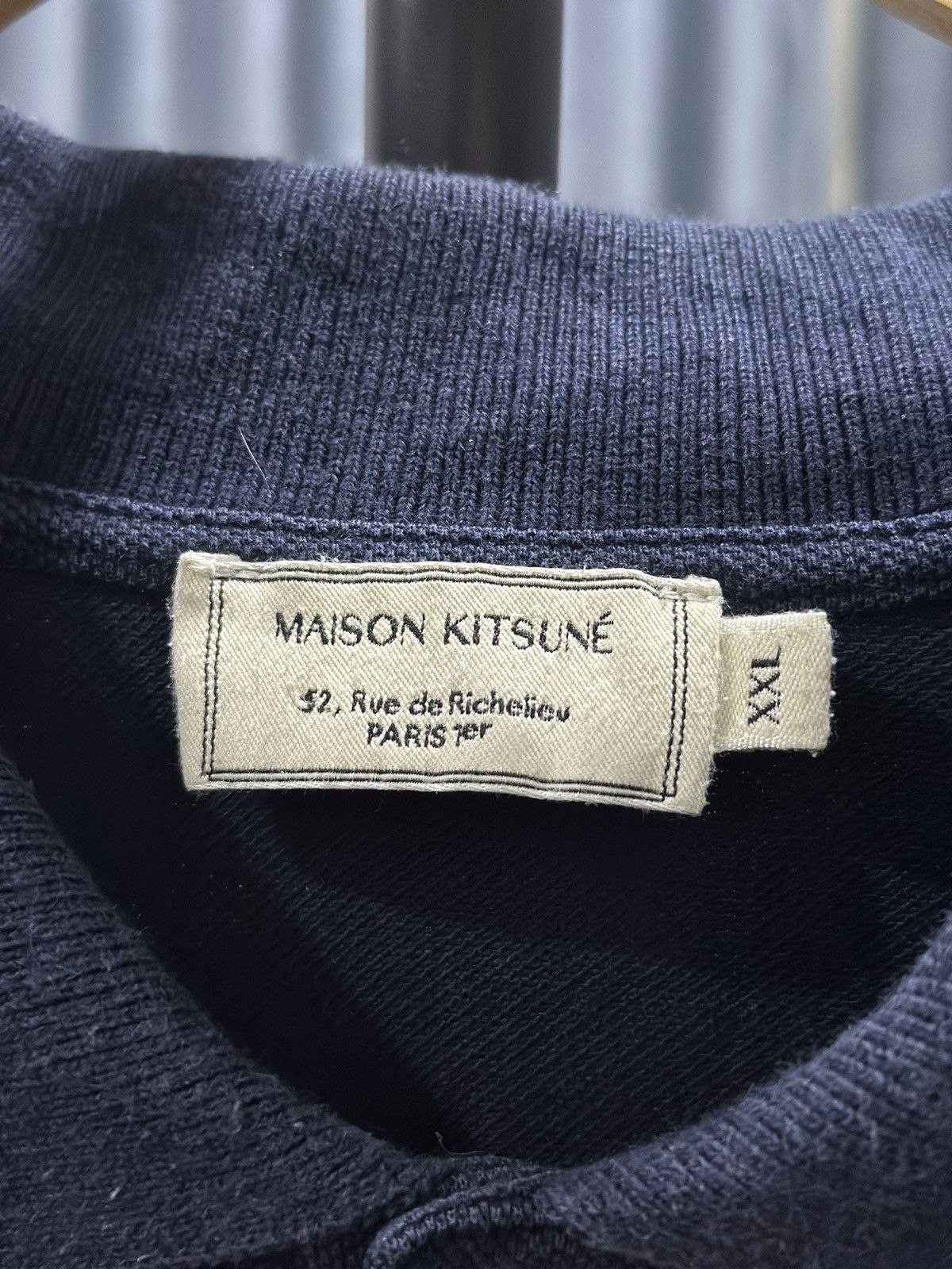 Maison Kitsune Maison Kitsune Fox Polo Shirt Size US XL / EU 56 / 4 - 3 Thumbnail