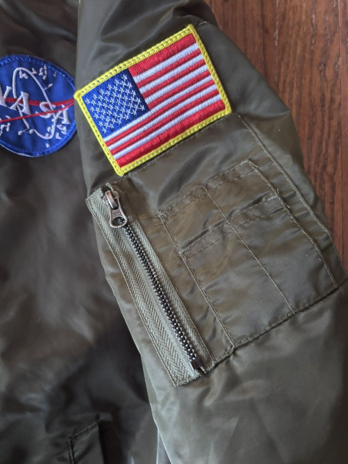NASA nasa bomber size xxl fit a man. orange inside vintage Size US XXL / EU 58 / 5 - 3 Thumbnail