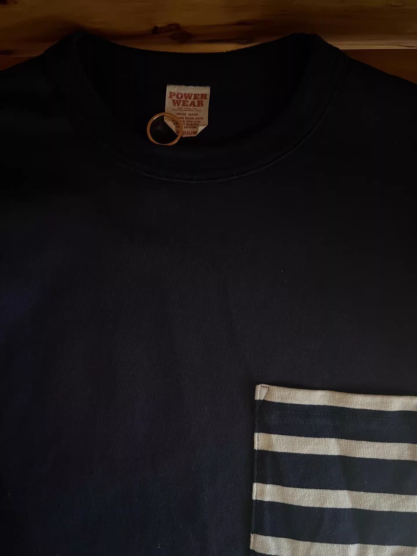 Freewheelers Freewheelers Indigo Striped Pocket Sweatshirt Size US XXS / EU 40 - 9 Thumbnail