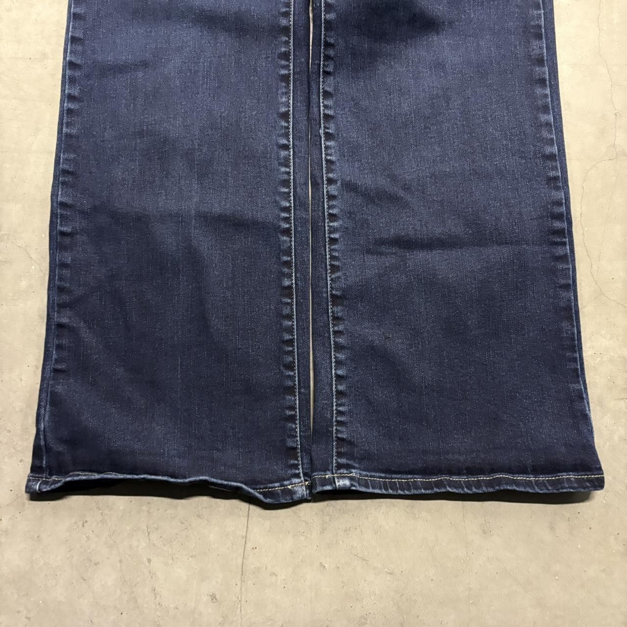 Vintage Crazy Vintage Y2K/2000s Lucky Brand Dark Wash Bootcut Denim Jeans! Size US 32 / EU 48 - 3 Thumbnail