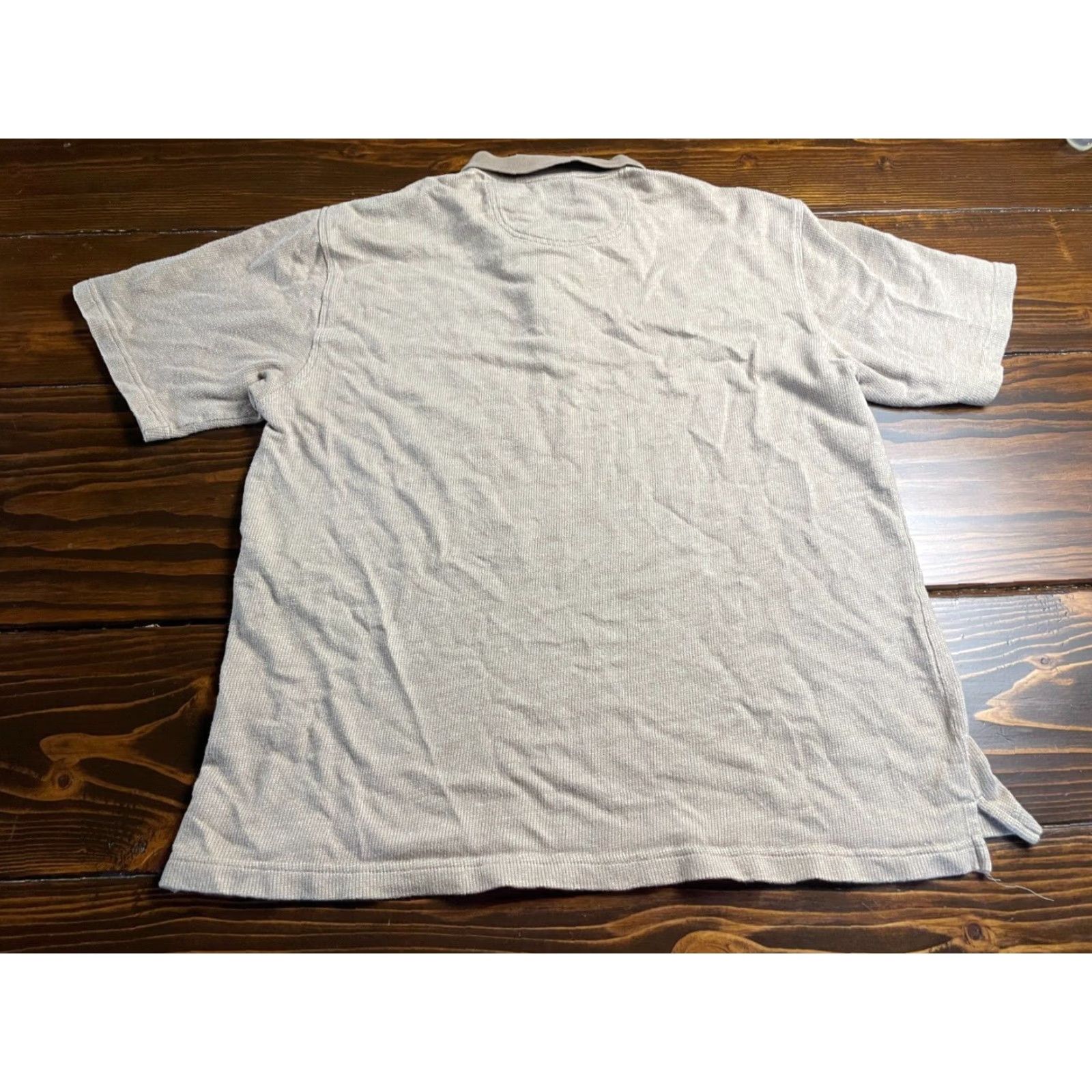 Izod Izod Polo Shirt Mens L Tan Golf Short Sleeve Button Up Logo Embroidered Polo Capable Embroidered Logo Size US L / EU 52-54 / 3 - 2 Thumbnail