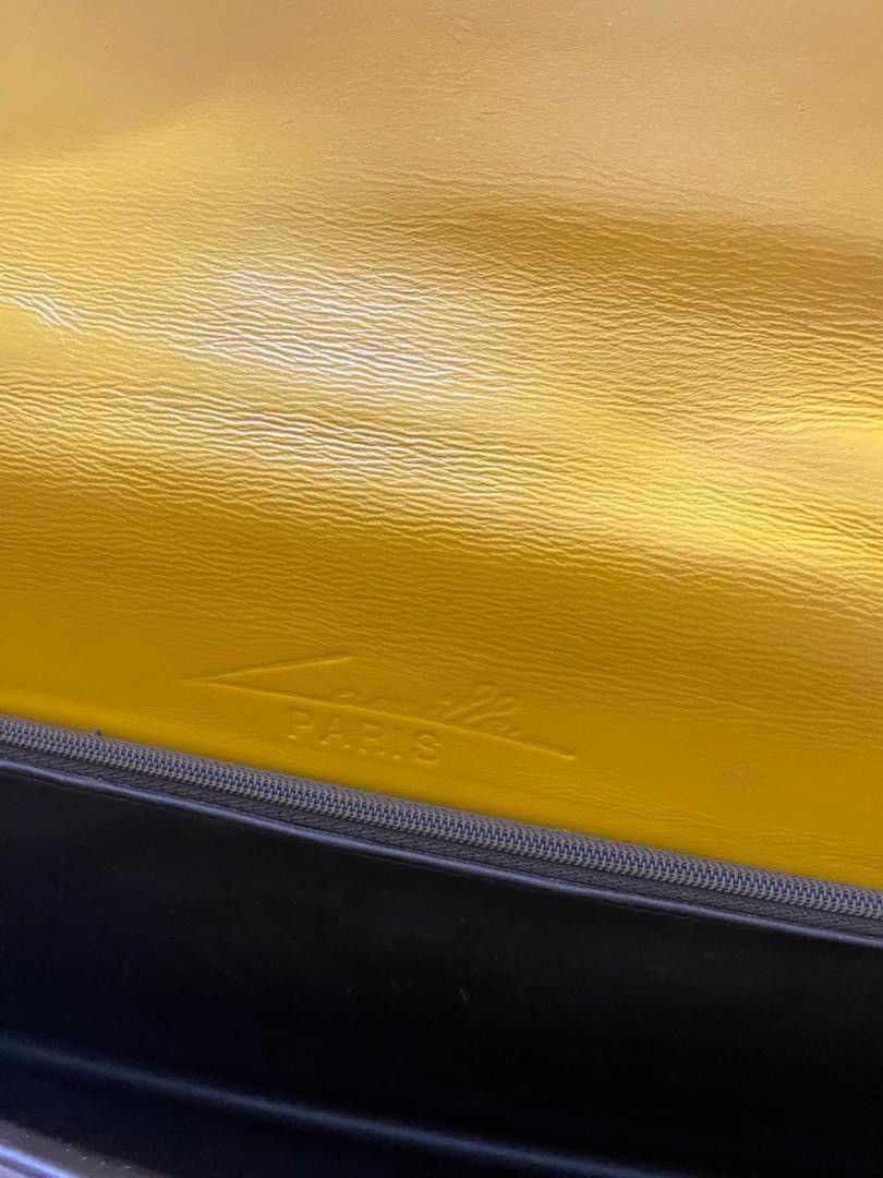 Lancel Lancel Paris Vintage Yellow Stingray Leather Briefcase Size ONE SIZE - 6 Thumbnail