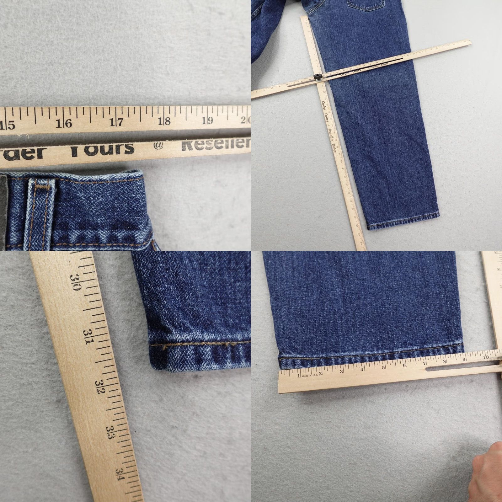 Levi's VINTAGE Levi's Jeans Men Wide-Leg 36x32 Dark Blue Denim SilverTab Baggy Y2K Grunge - 1990s Mens Jeans Size US 36 / EU 52 - 8 Thumbnail
