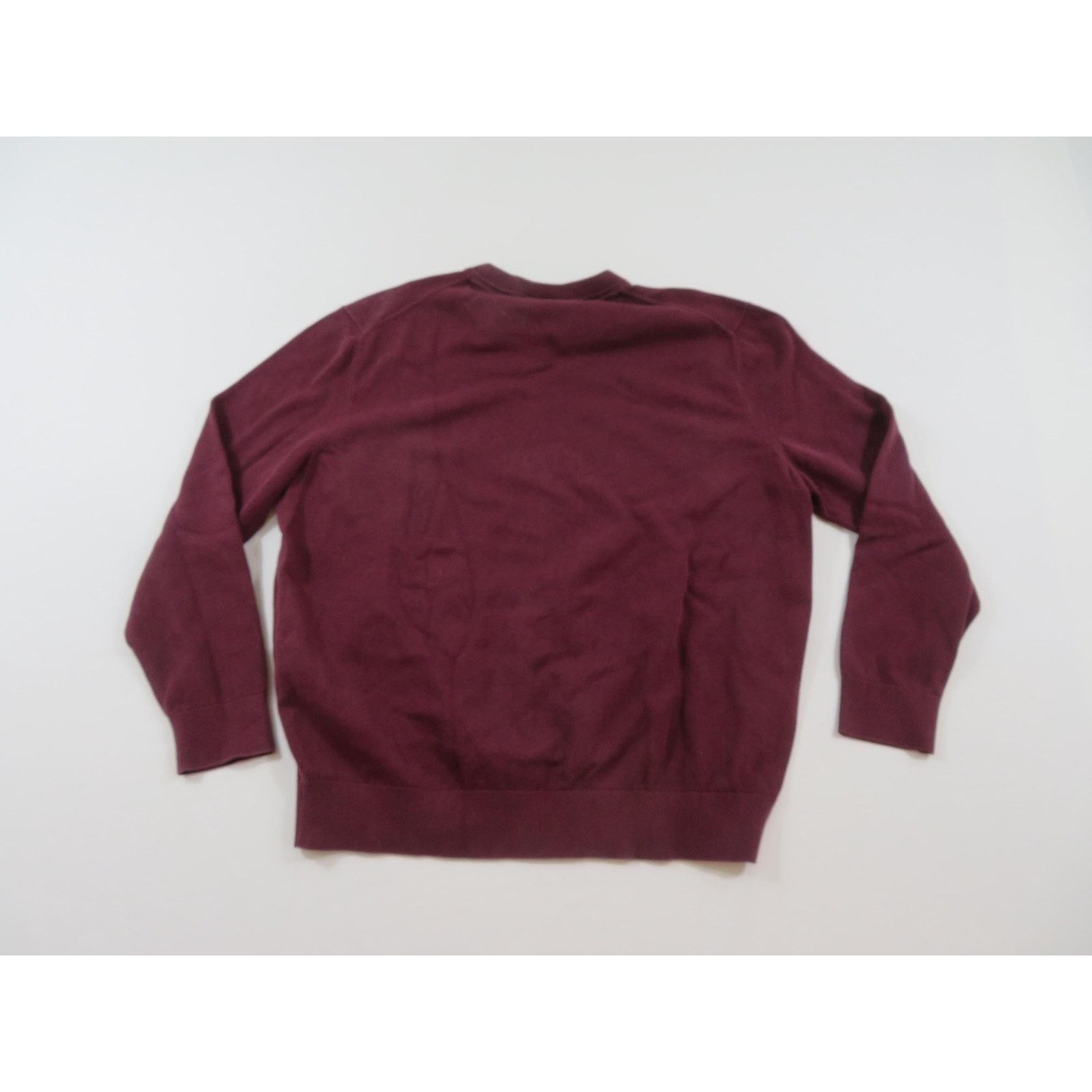Lacoste Lacoste Classic Fit Burgandy Sweater V-neck Womens Sz 2XL Size XXL / US 16-18 / IT 52-54 - 4 Thumbnail
