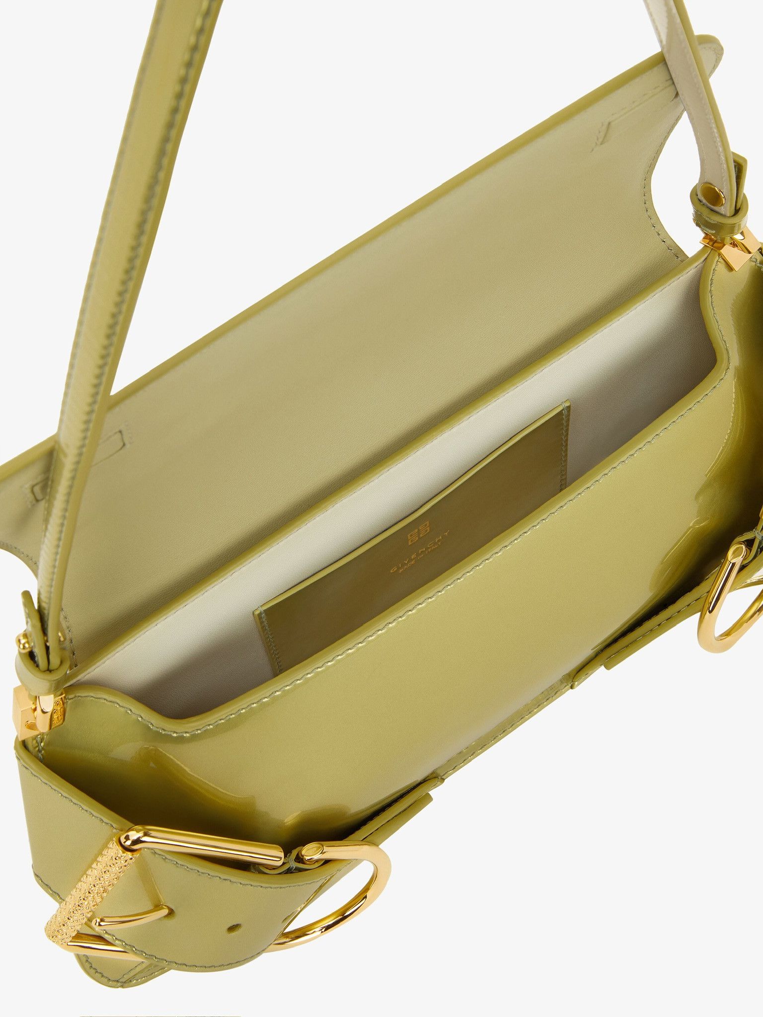 Givenchy o1w1db10325 Size: OS/Voyou Flap Bag in Almond Green Size ONE SIZE - 5 Thumbnail