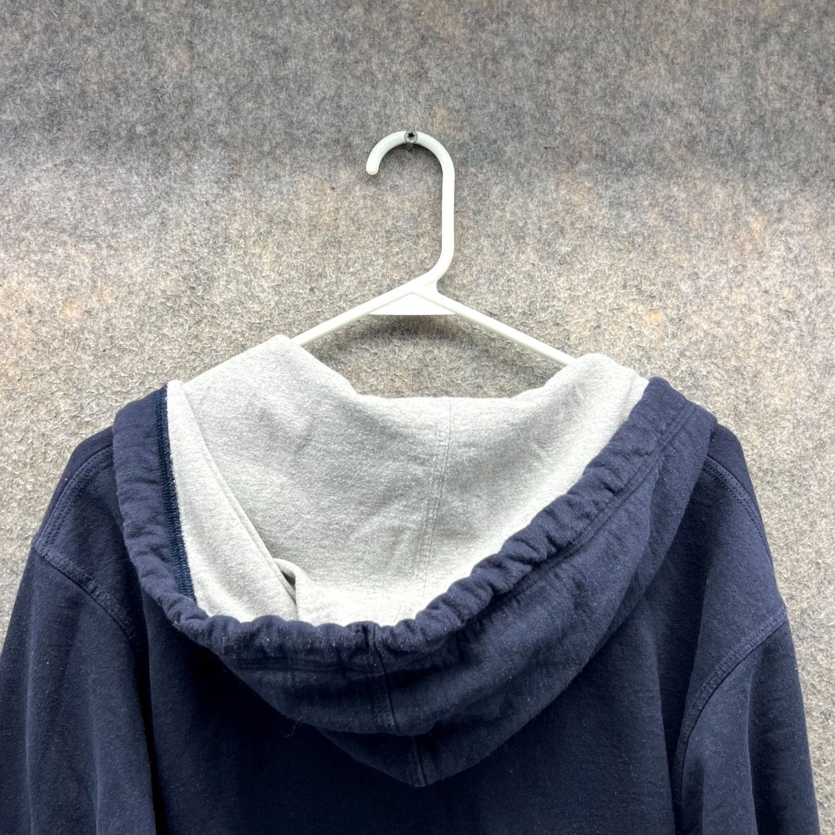 Champion VINTAGE Champion Hoodie Pullover Mens Medium Blue 1/4 Zip Fleece Powerblend Logo Sweatshirt Size US M / EU 48-50 / 2 - 3 Thumbnail