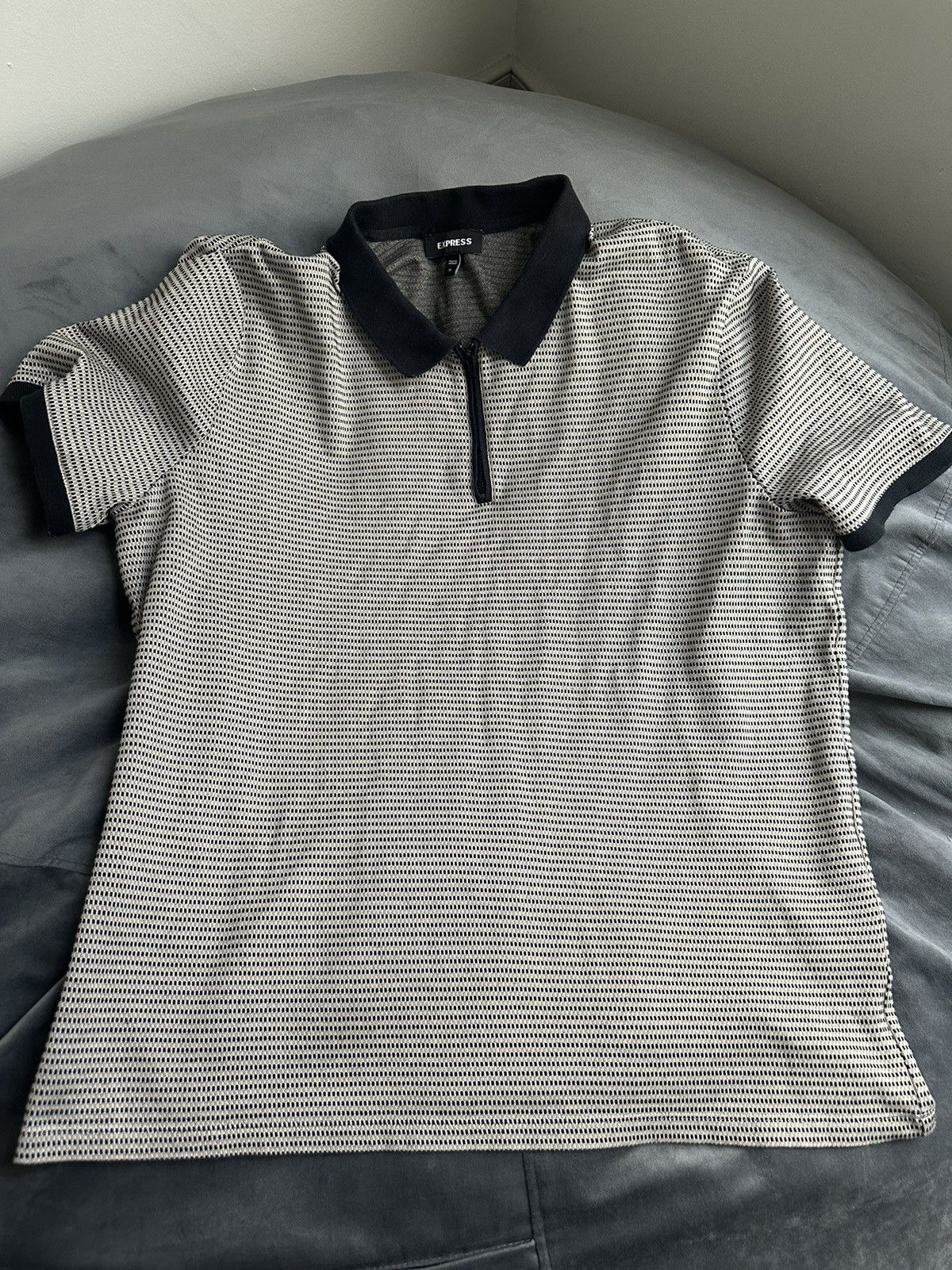 Express Express Polo Zip Tee XL Size US XL / EU 56 / 4 - 1 Thumbnail