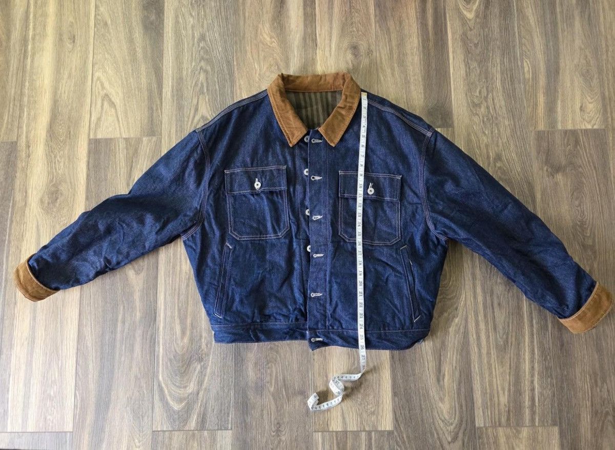Yeezy Yeezy Season 6 Flannel Denim Jacket Raw Indigo Size
